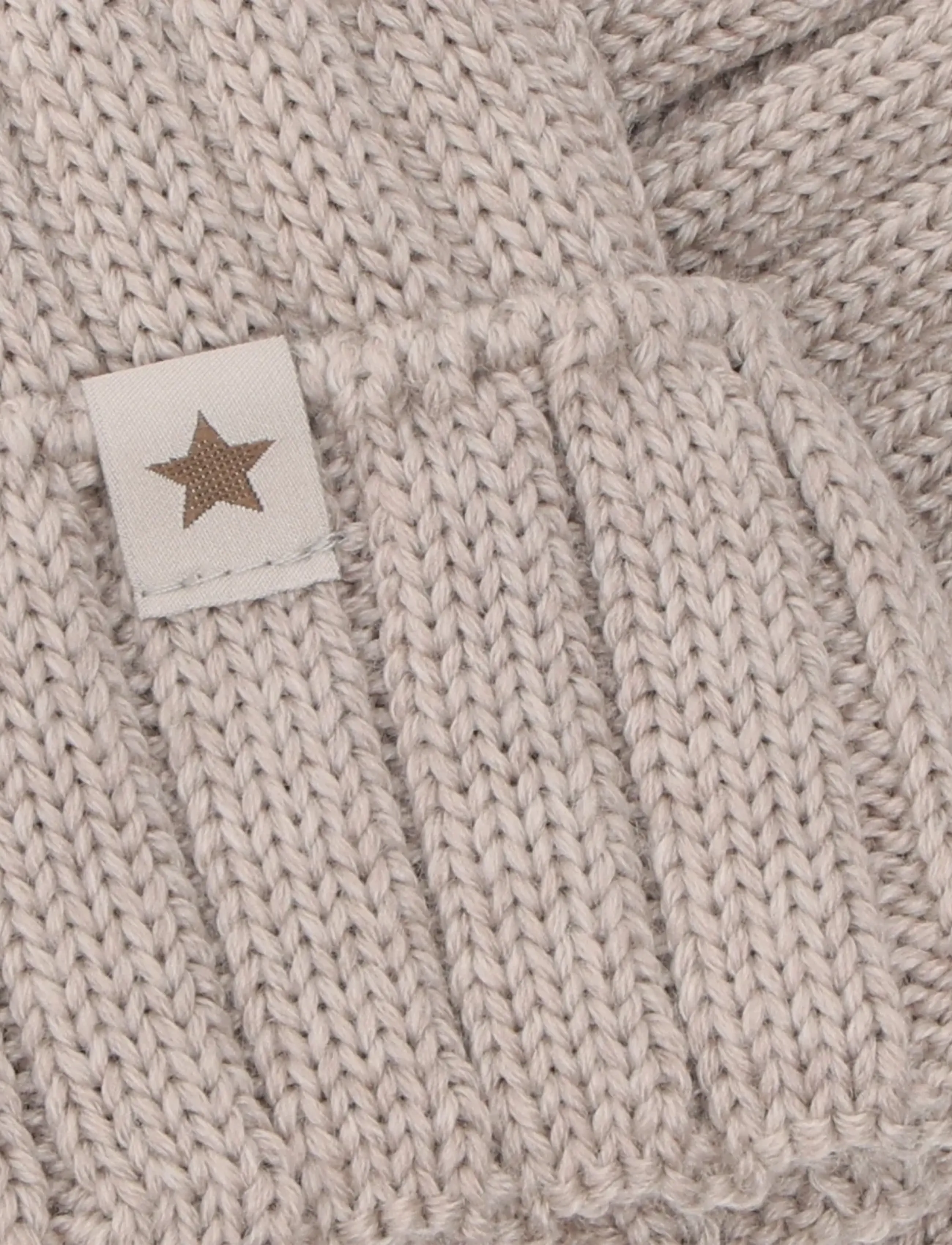 Huttelihut - Hat Knit Alpaca Pompom - wintermützen - camel melange - 3
