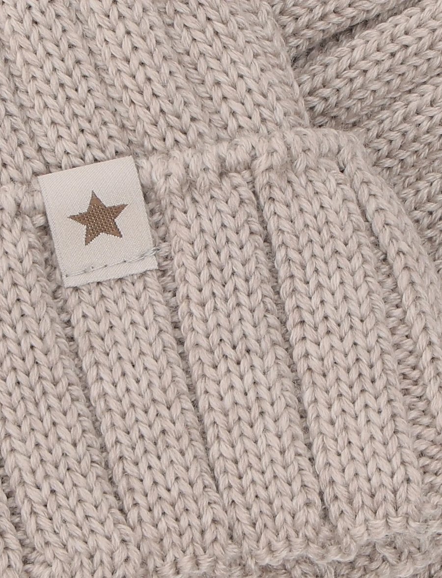 Huttelihut - Hat Knit Alpaca Pompom - wintermützen - camel melange - 3