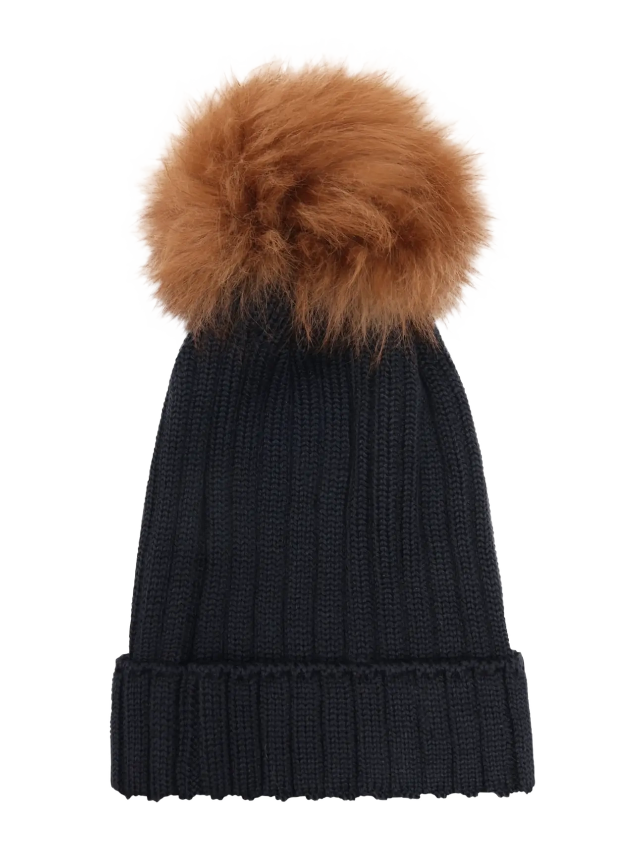 Huttelihut - Hat Knit Alpaca Pompom - accessories - dark navy - 2