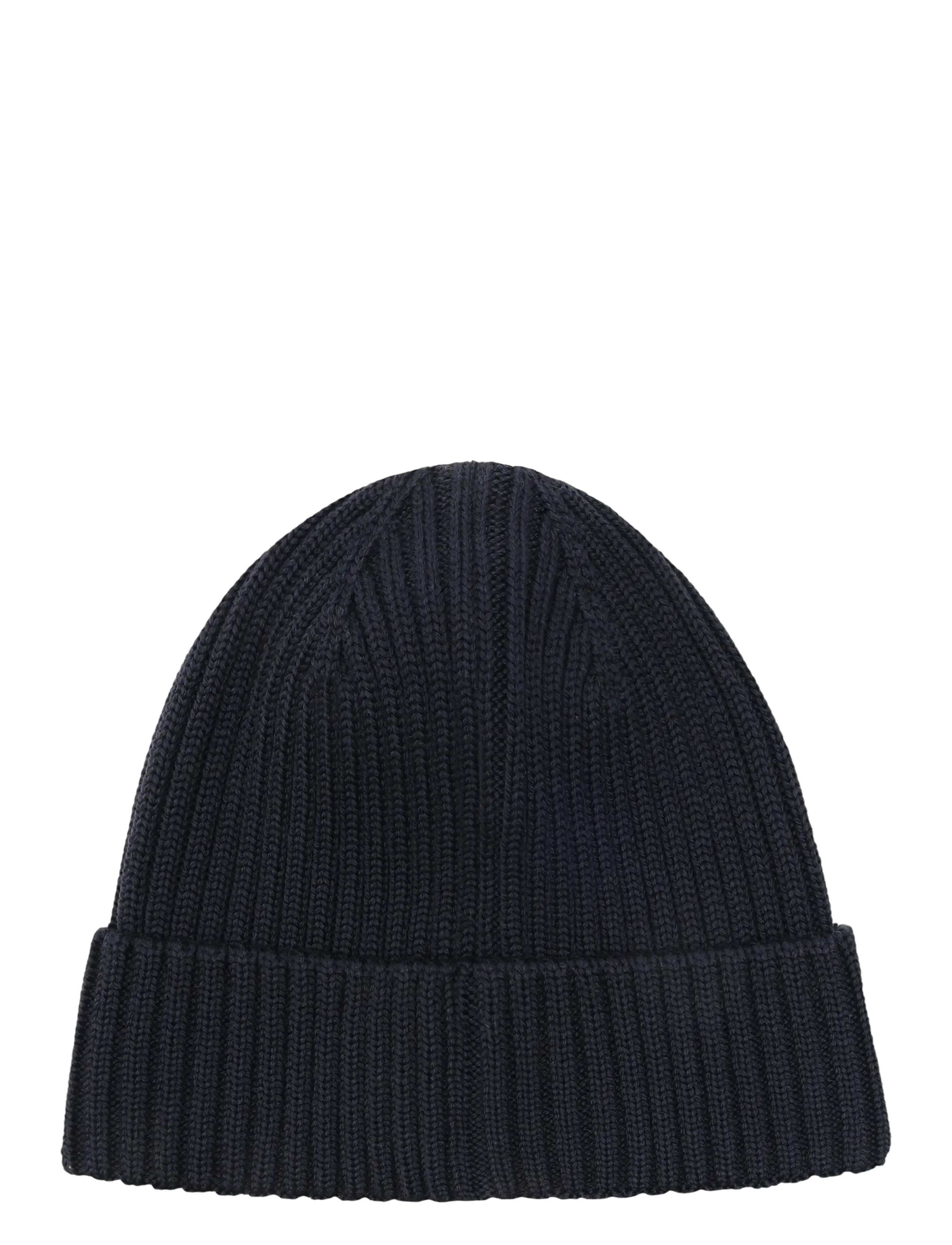Huttelihut - Hat Wool Knit Color Solid - beebimütsid - dark navy - 1