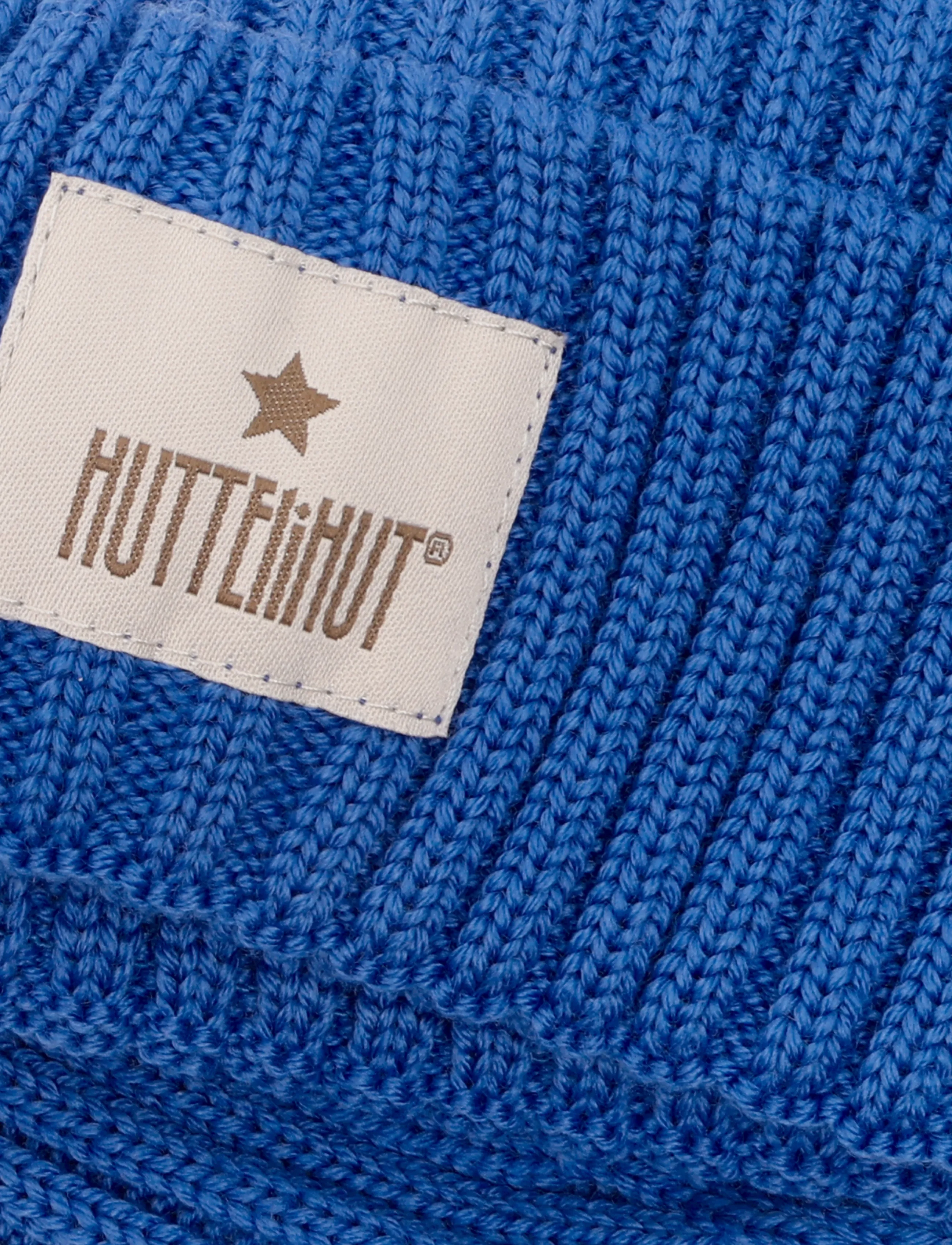 Huttelihut - Hat Wool Knit Color Solid - beebimütsid - dazzling blue - 3