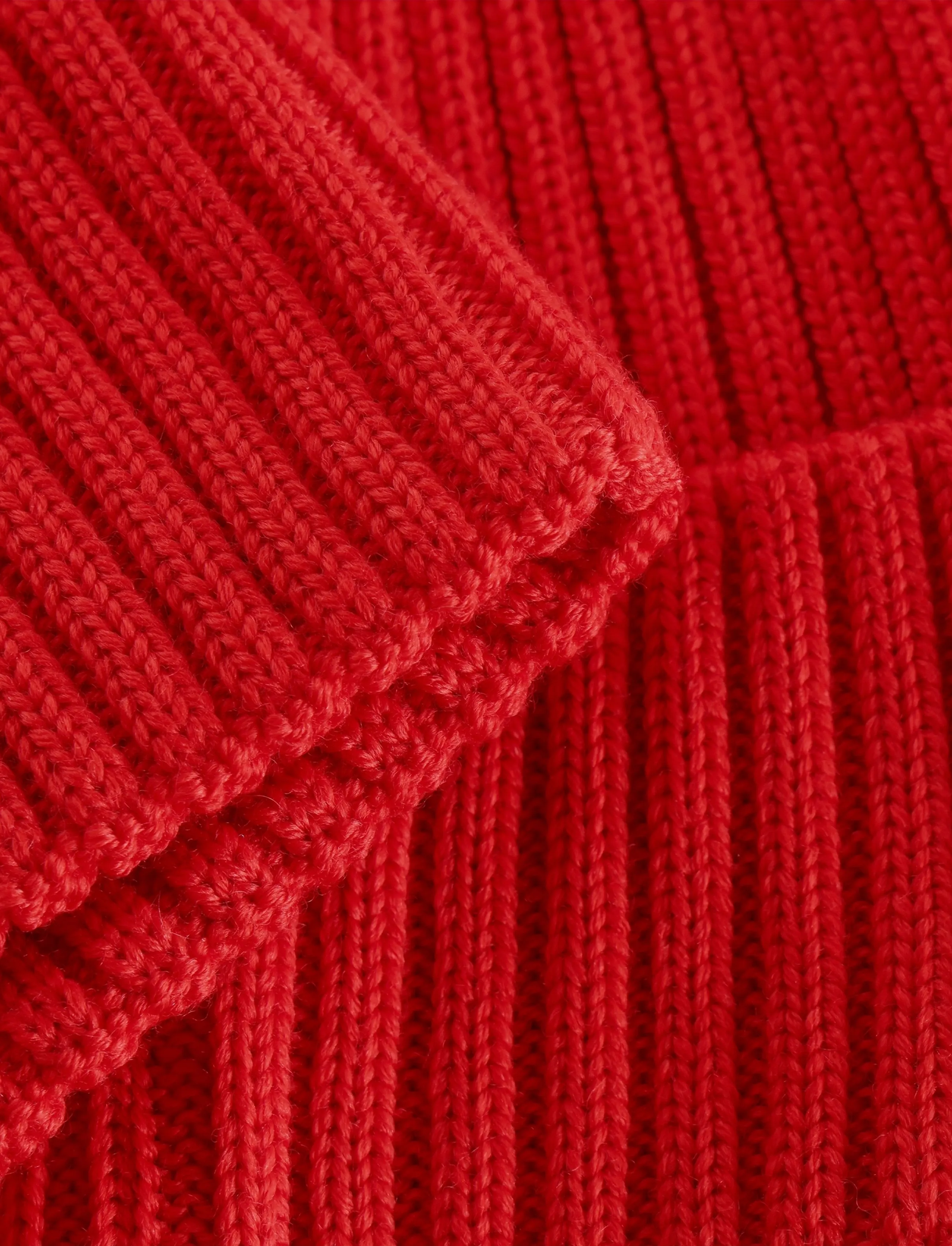 Huttelihut - Hat Wool Knit Color Solid - beebimütsid - poppy red - 2