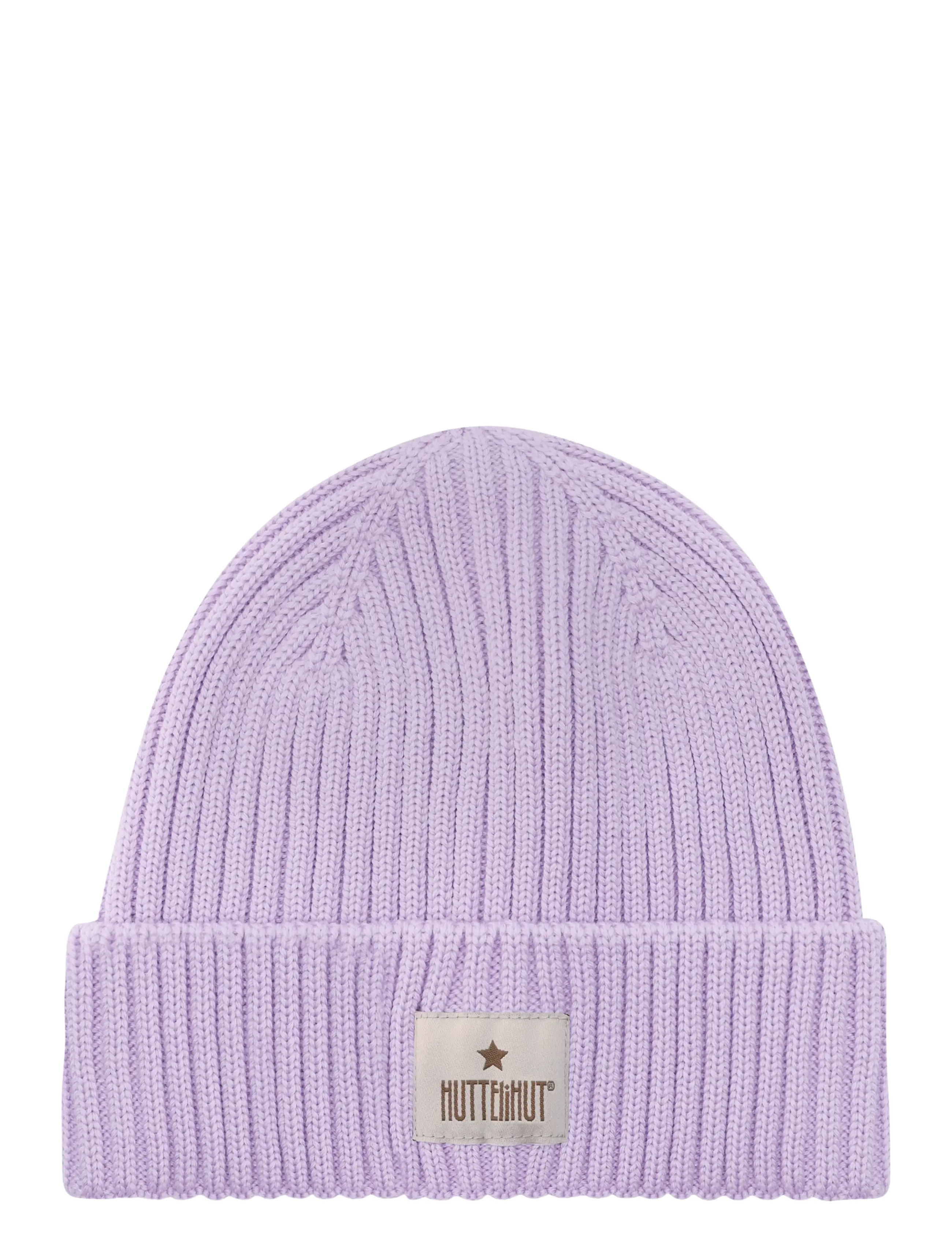 Huttelihut Hat Wool Knit Color Solid - Huttelihut - PURPLE ROSE / purple
