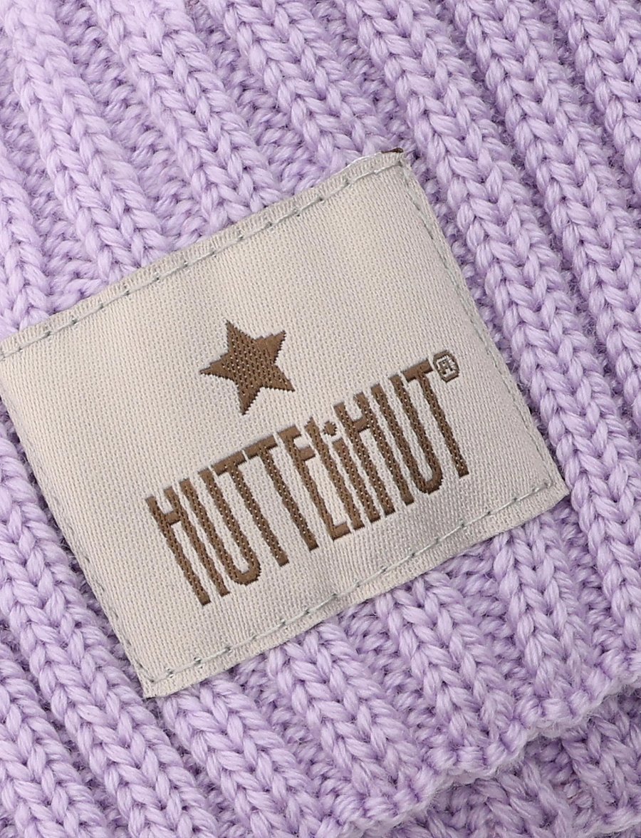 Huttelihut - Hat Wool Knit Color Solid - beebimütsid - purple rose - 3