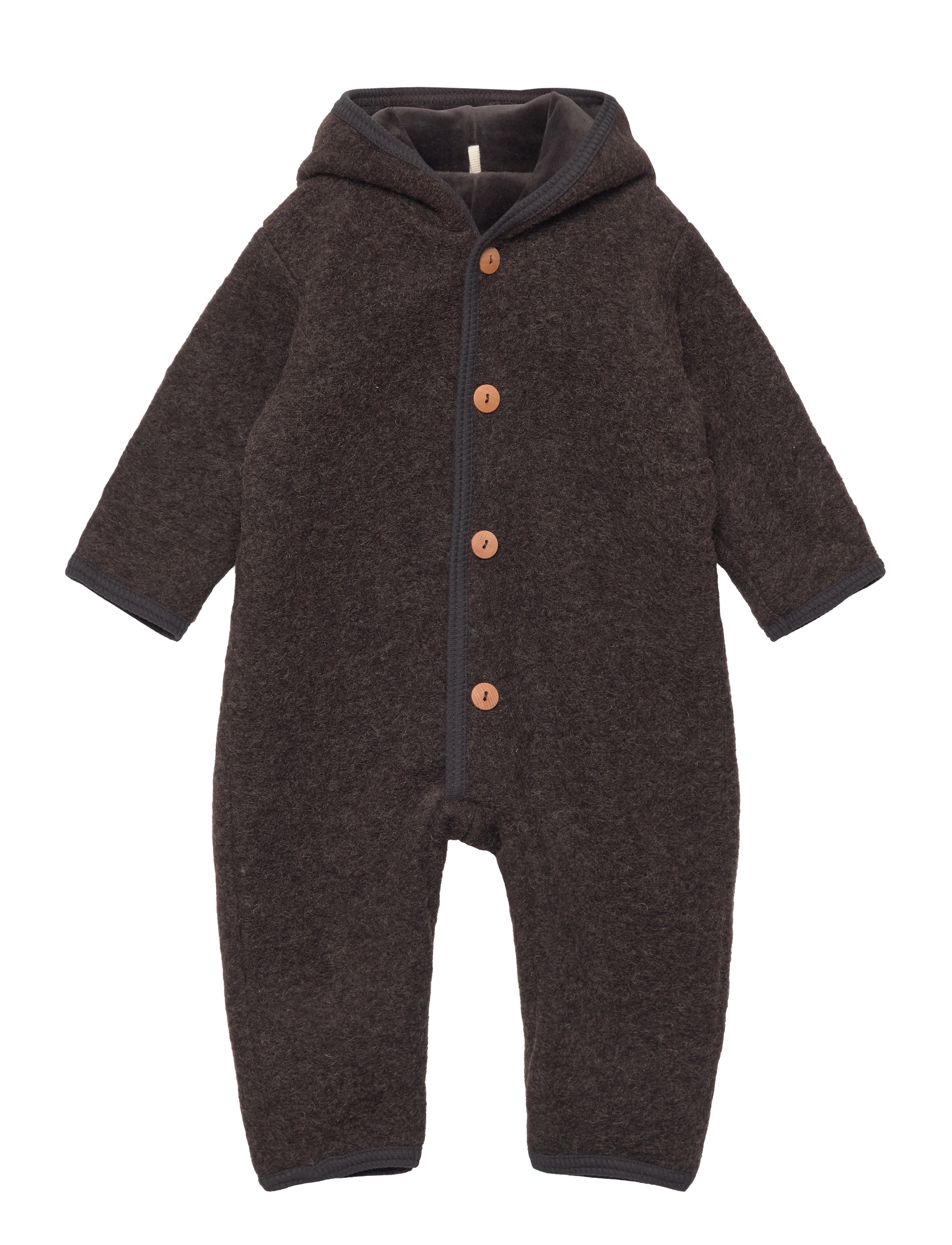 Pram Suit Wool - DARK BROWN