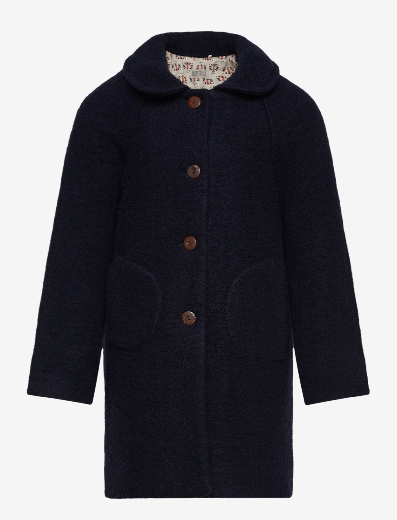 Huttelihut - Coat Double Layer Wool - navy - 0