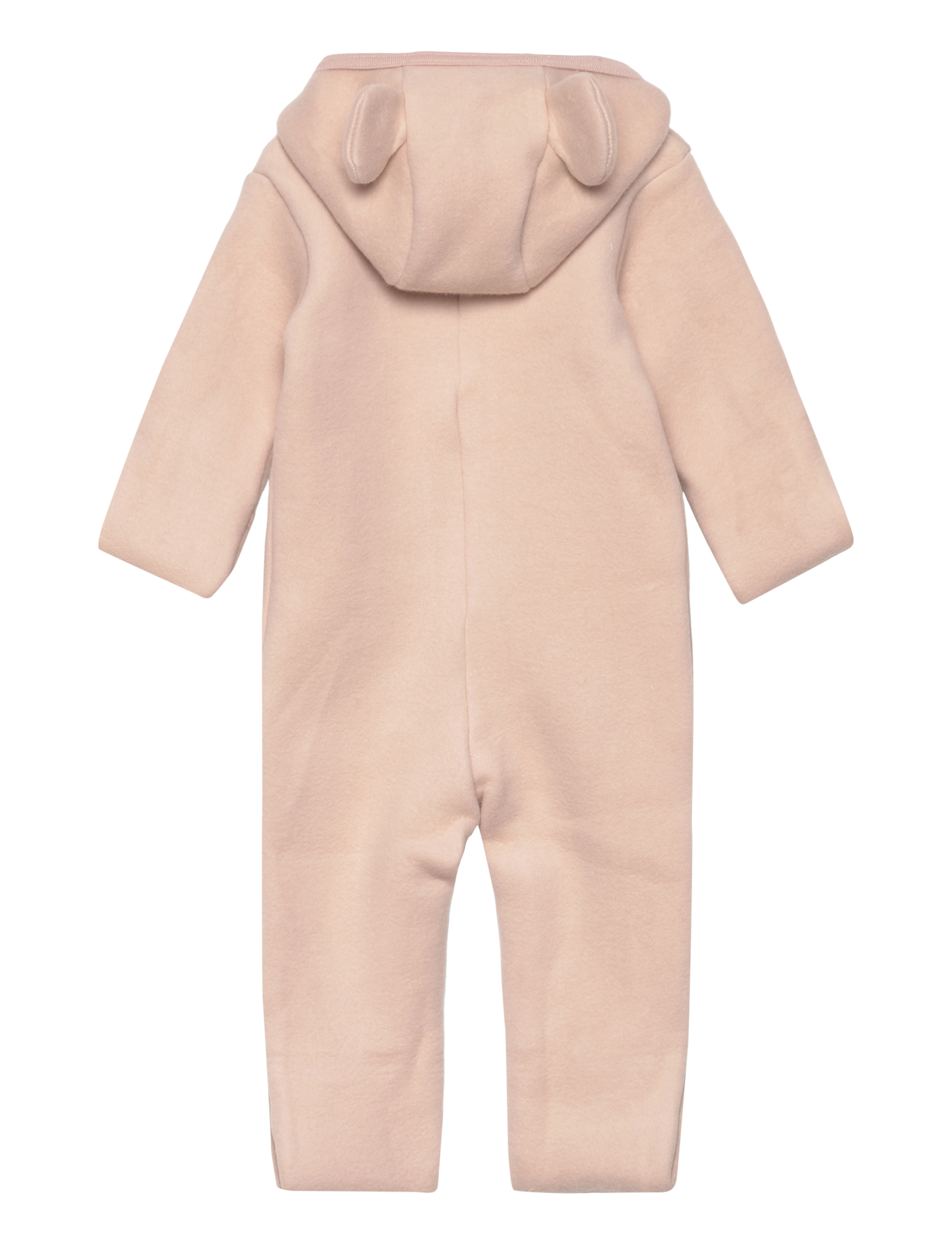 Huttelihut - Pram Suit Ears Cotton Fleece - dusty rose - 1