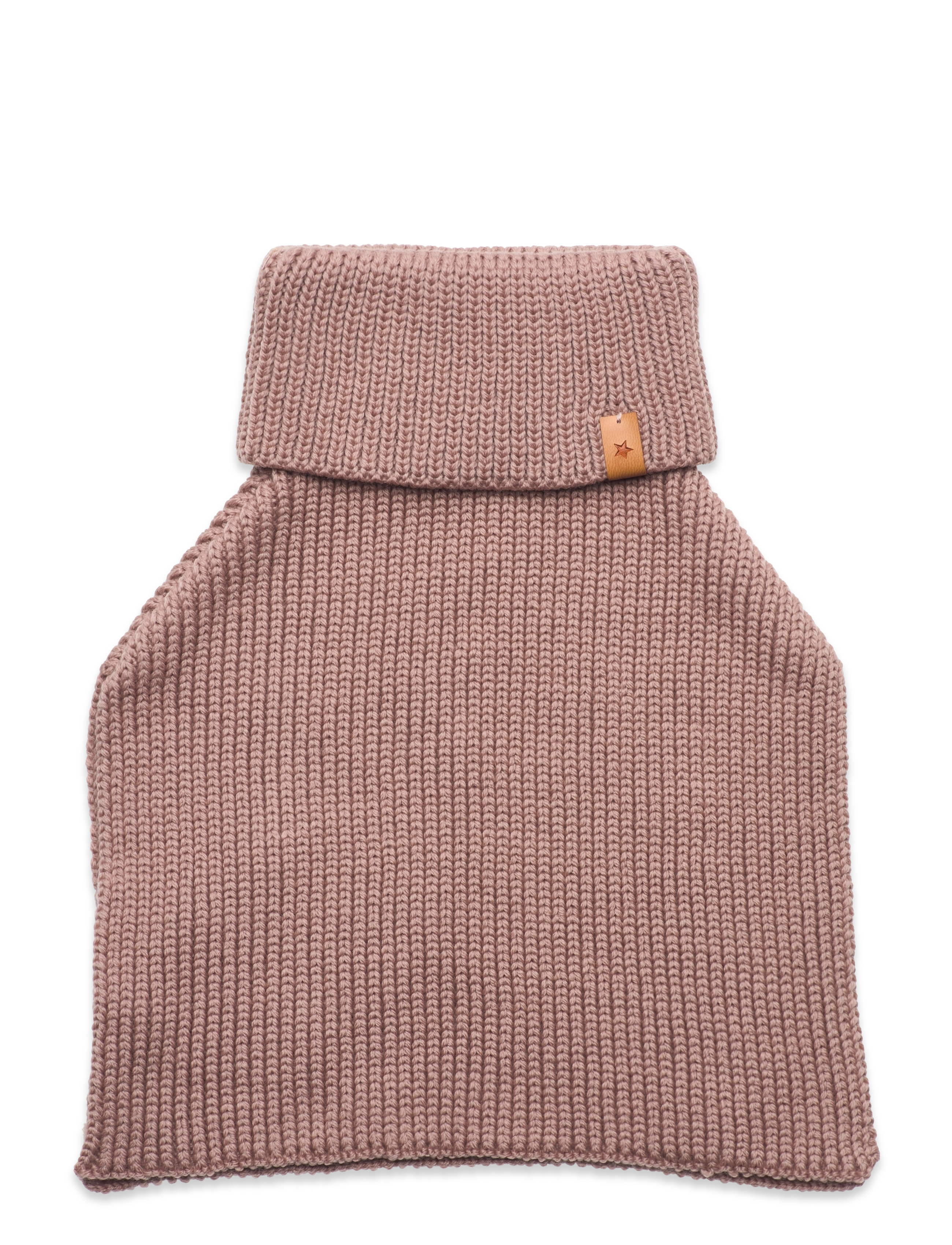 Neck Warmer Solid Wool Knit - DUSTY ROSE