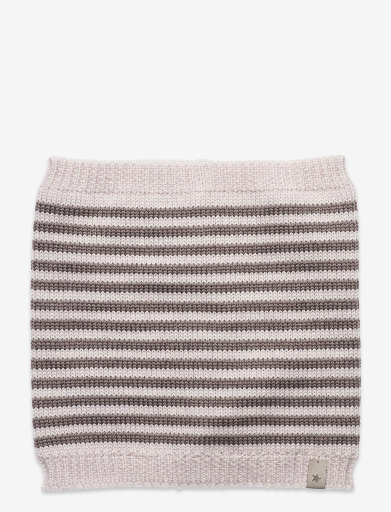 Huttelihut - Snood Striped Wool Knit - brown - 0