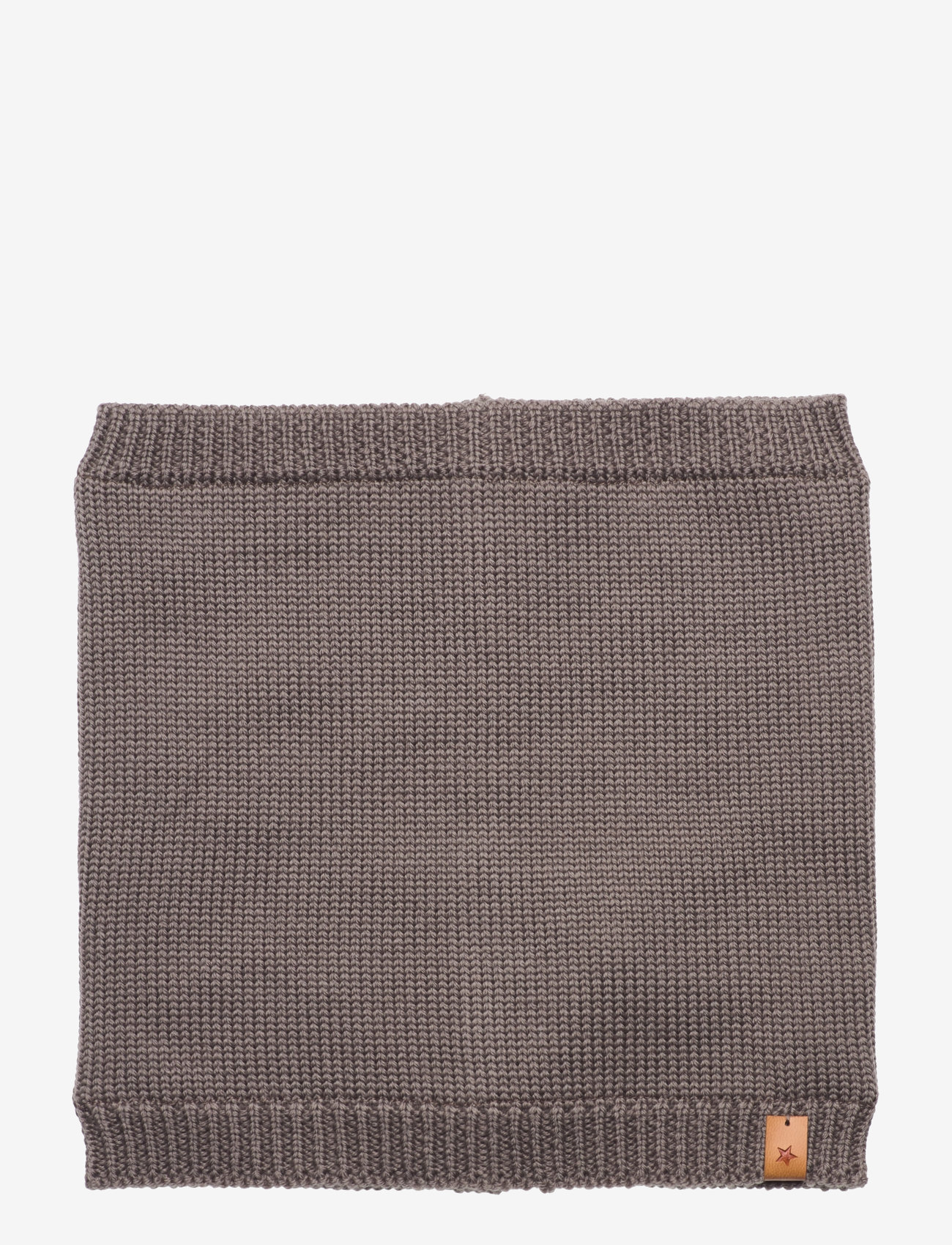 Huttelihut - Snood Solid Wool Knit - brown - 0