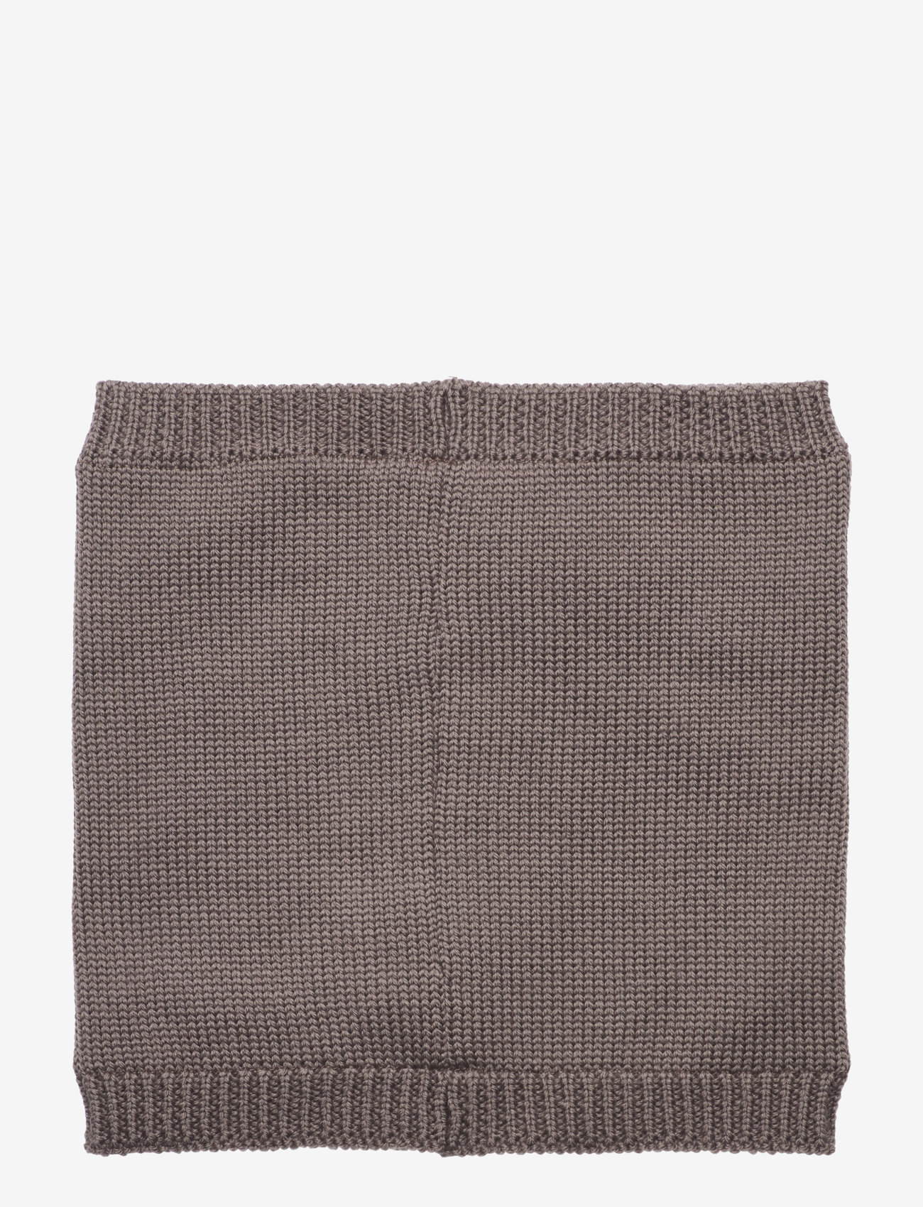 Huttelihut - Snood Solid Wool Knit - brown - 1