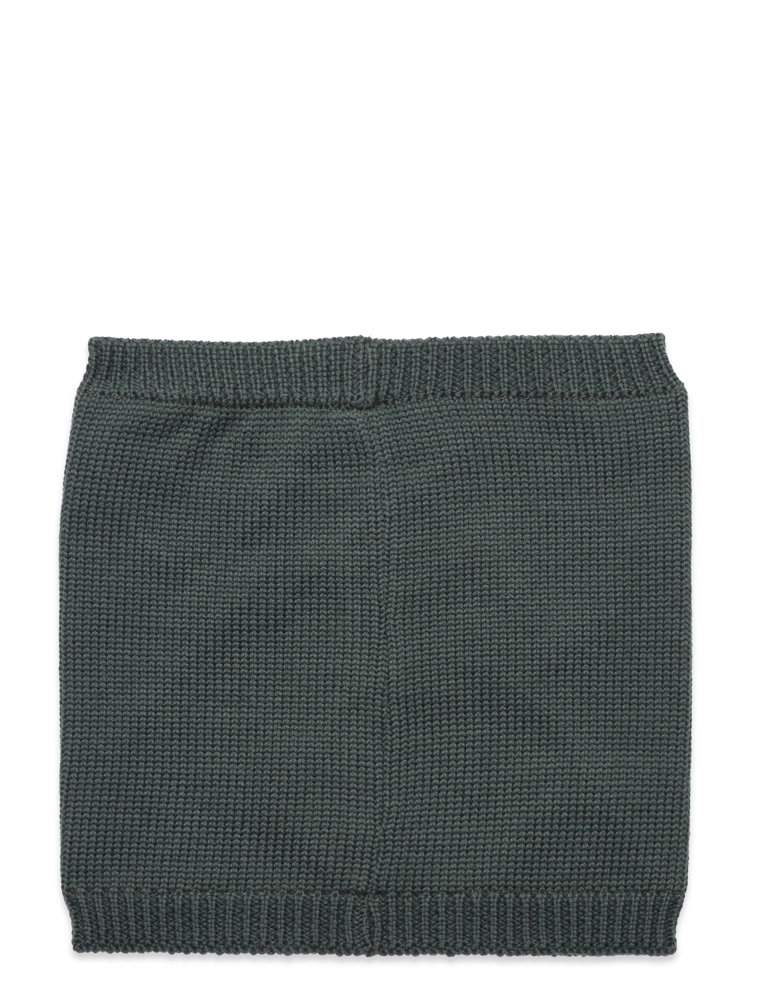Huttelihut - Snood Solid Wool Knit - green olive - 1