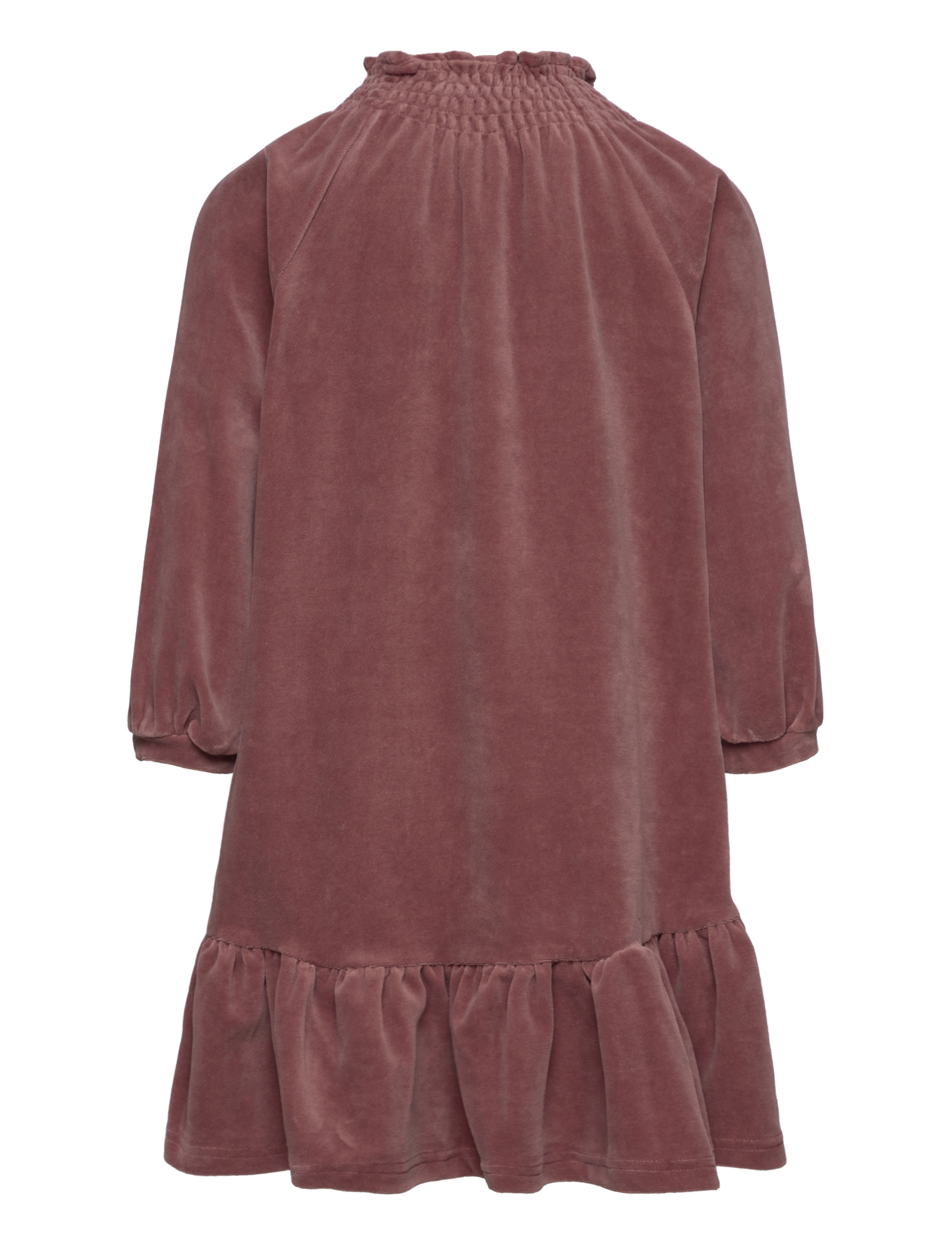 Huttelihut - Dress LS Velour - heather rose - 1