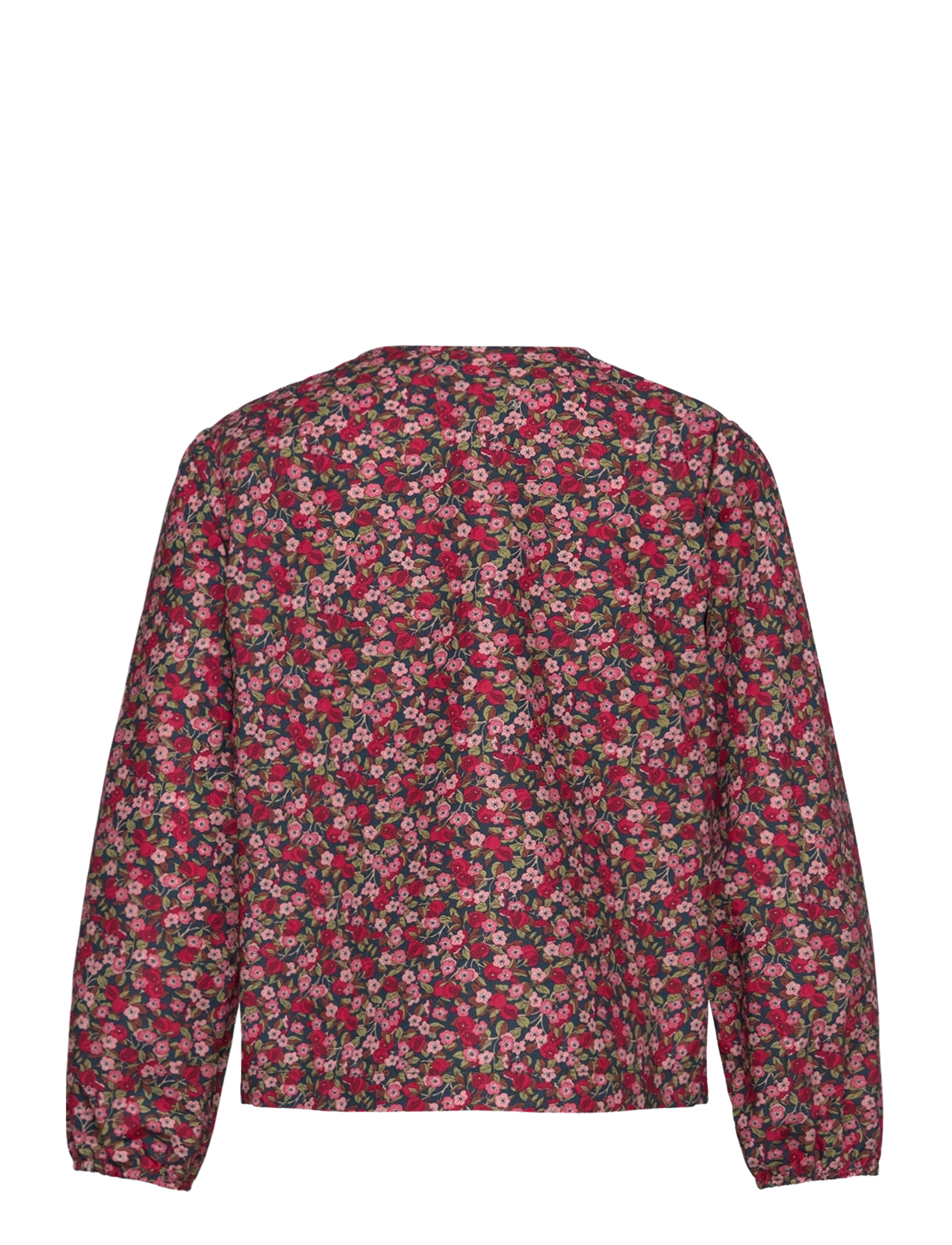 Huttelihut - Blouse LS in Liberty Fabric - nectar red - 1