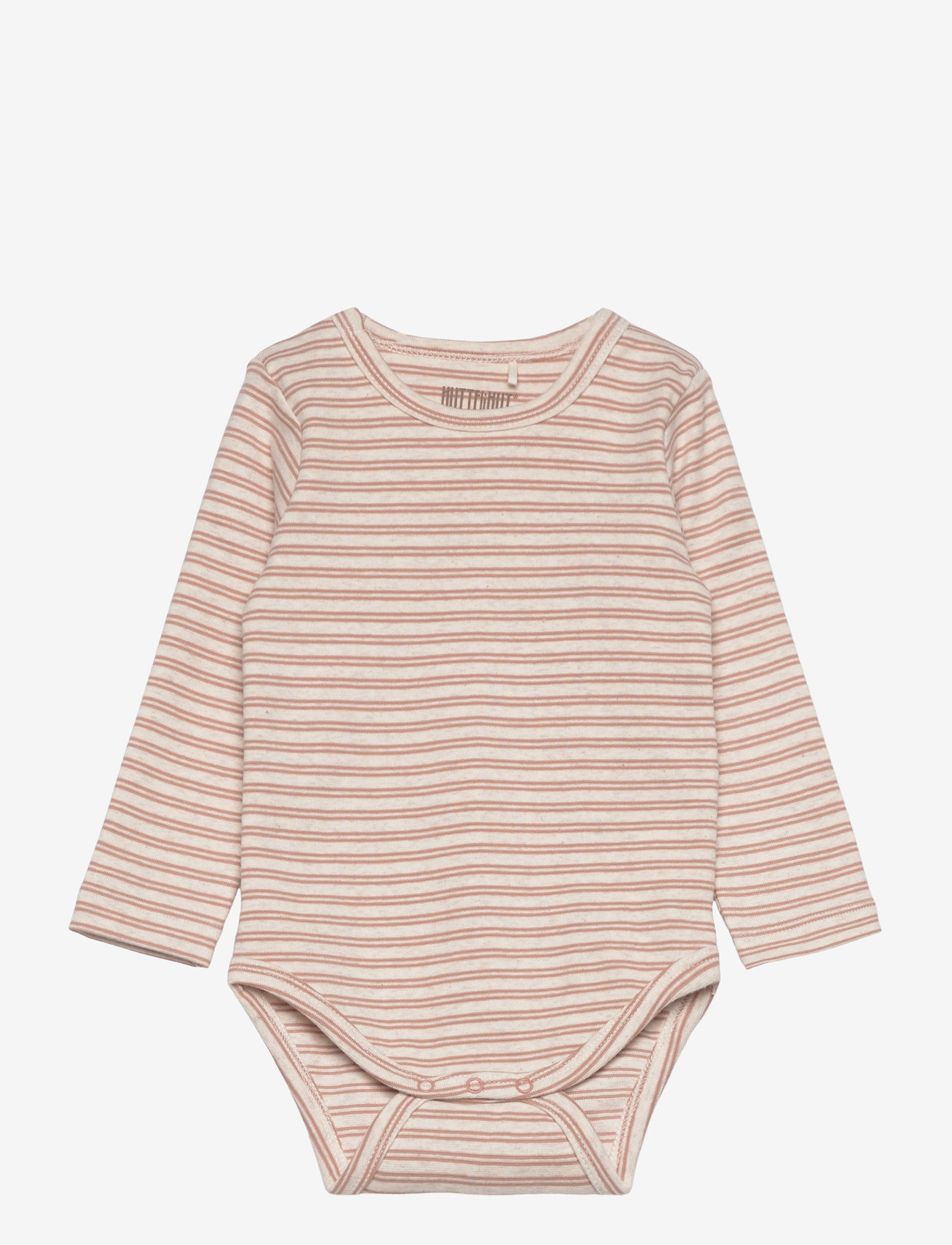 Huttelihut - Body LS Striped Rib - mahogany rose - 0