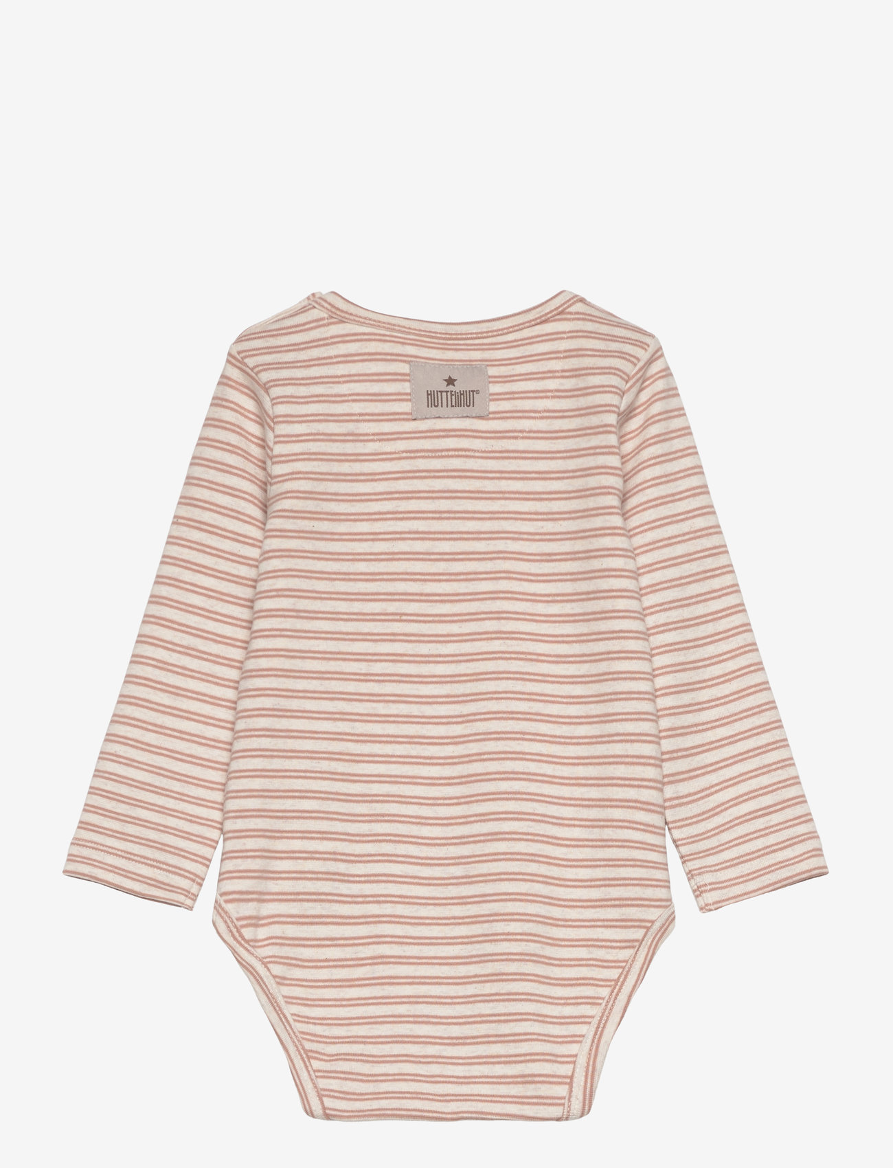 Huttelihut - Body LS Striped Rib - mahogany rose - 1