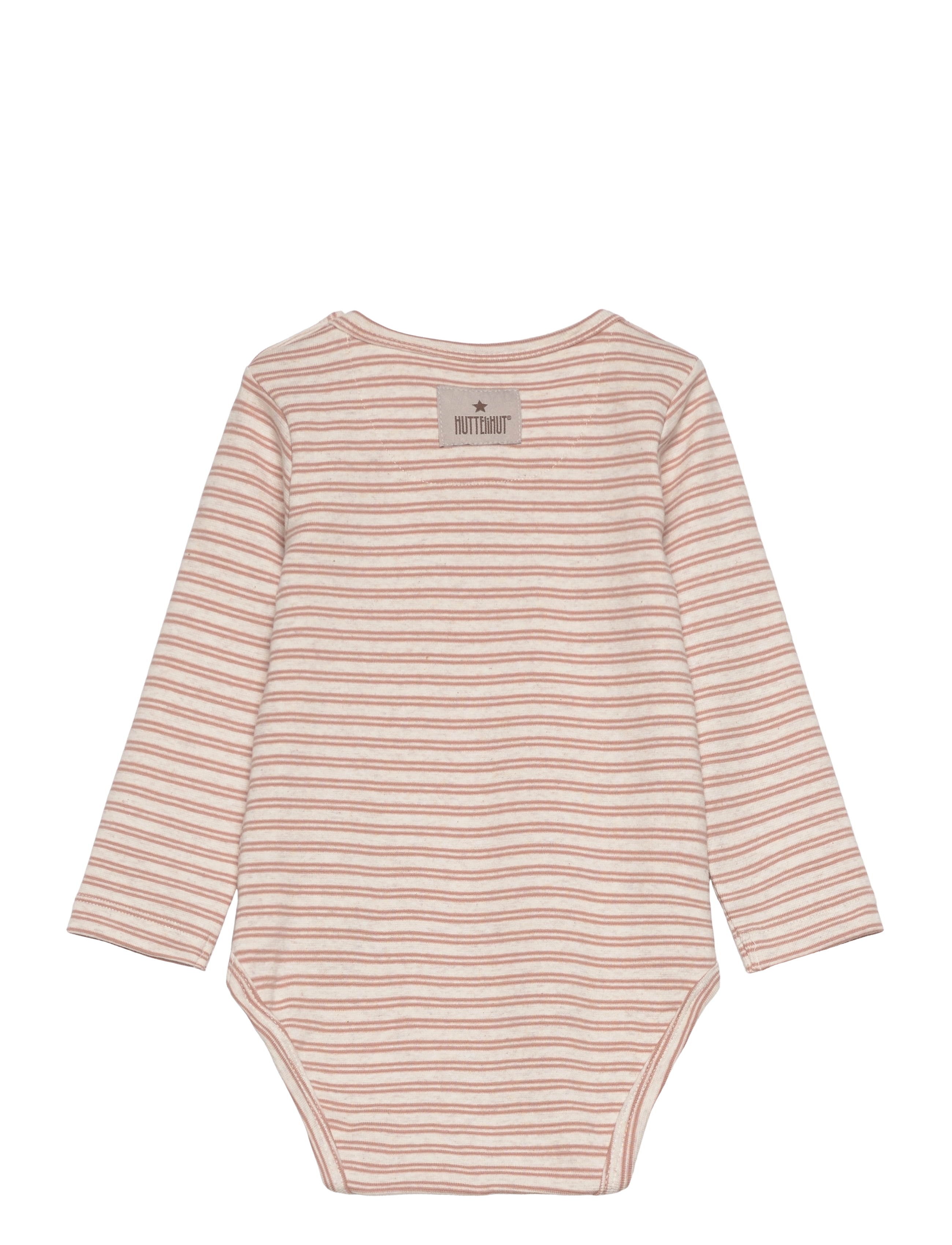 Huttelihut - Body LS Striped Rib - mahogany rose - 1