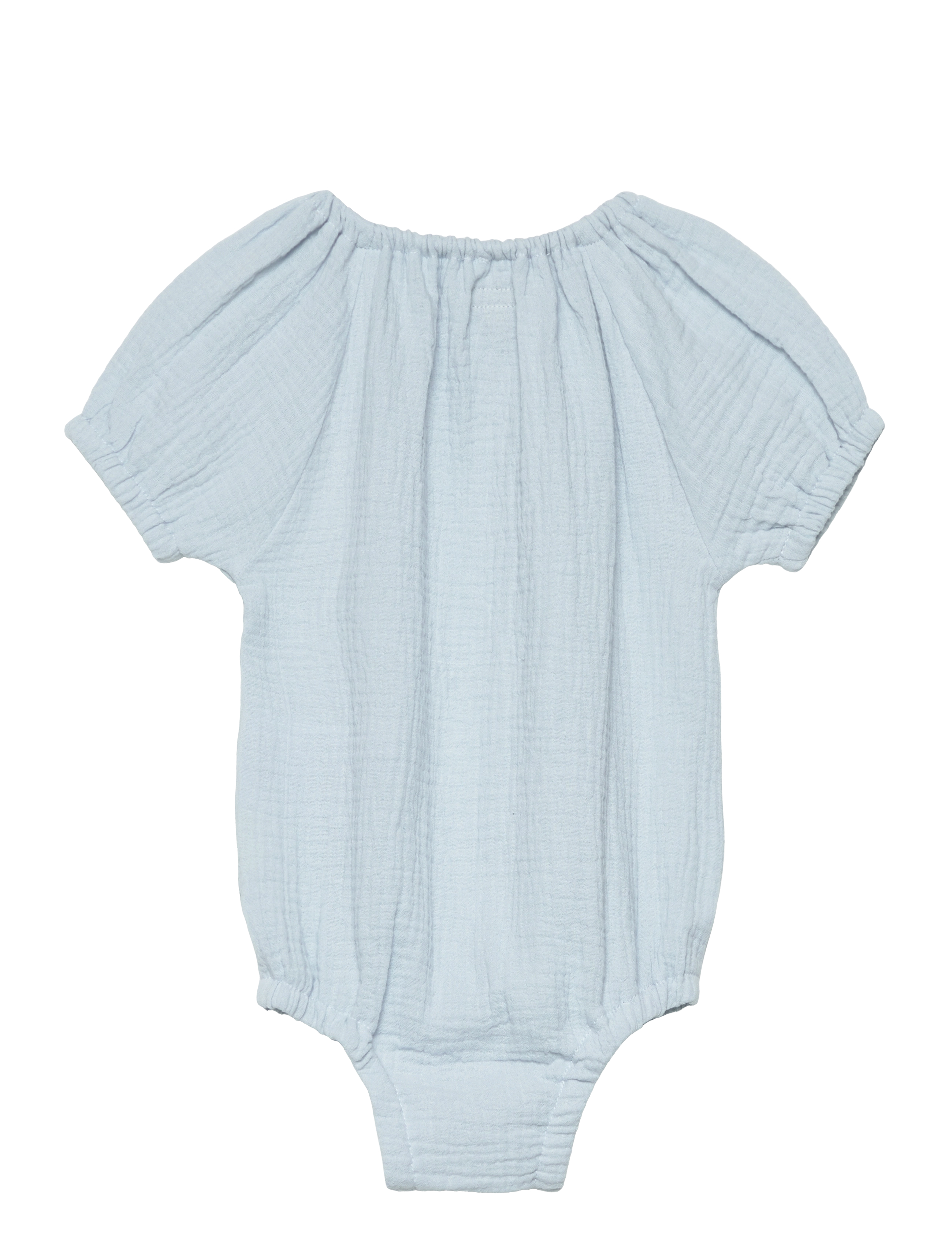 Huttelihut - Romper SS Muslin - celestial blue - 1
