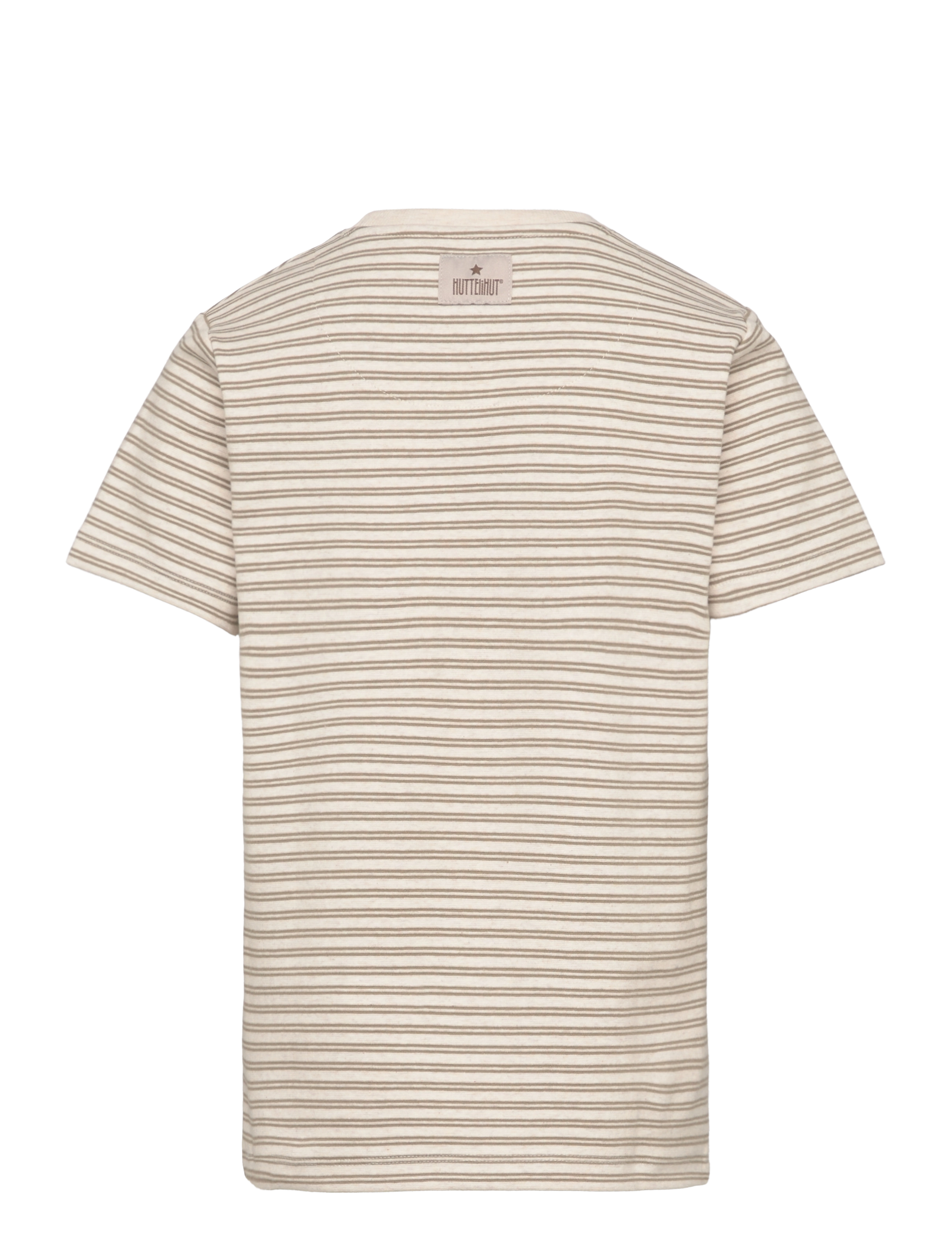 Huttelihut - T-Shirt SS Striped Rib - silver sage - 1