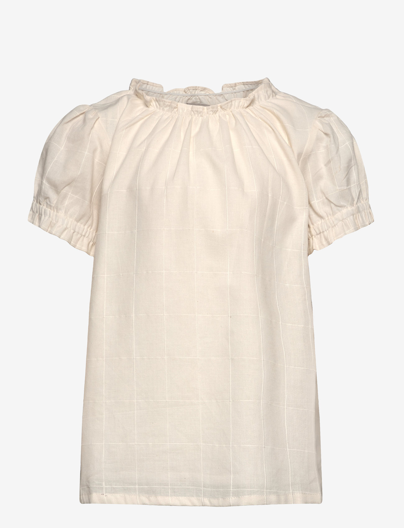 Huttelihut - Blouse SS Woven - eggnog - 0