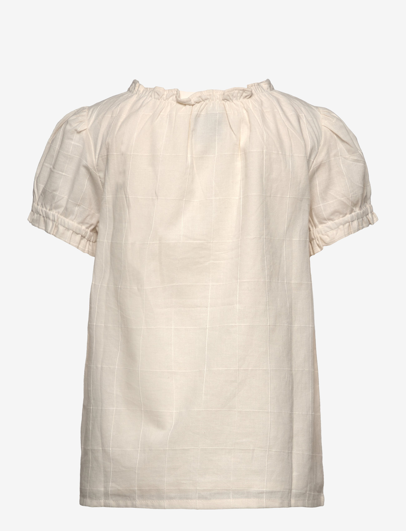 Huttelihut - Blouse SS Woven - eggnog - 1