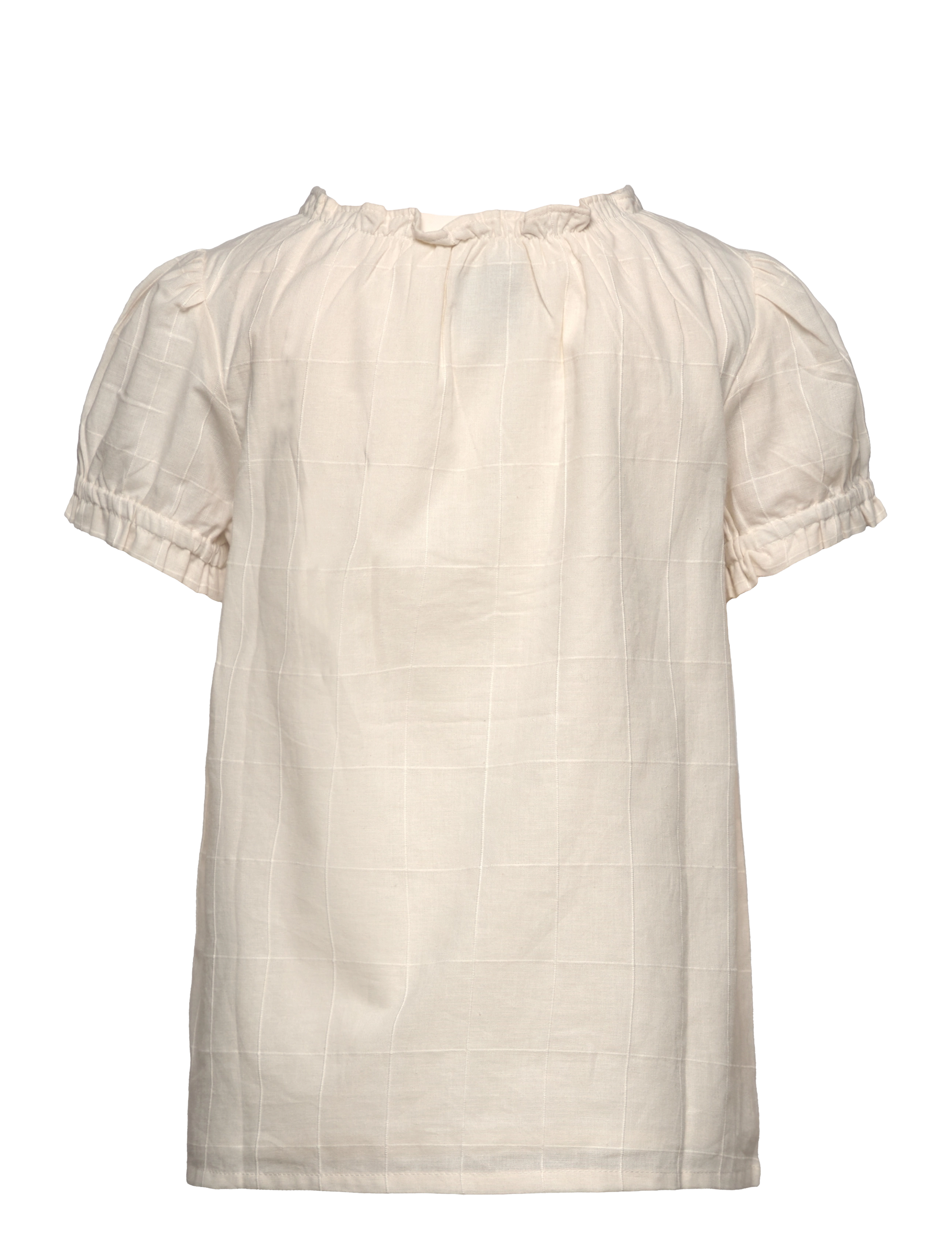 Huttelihut - Blouse SS Woven - eggnog - 1