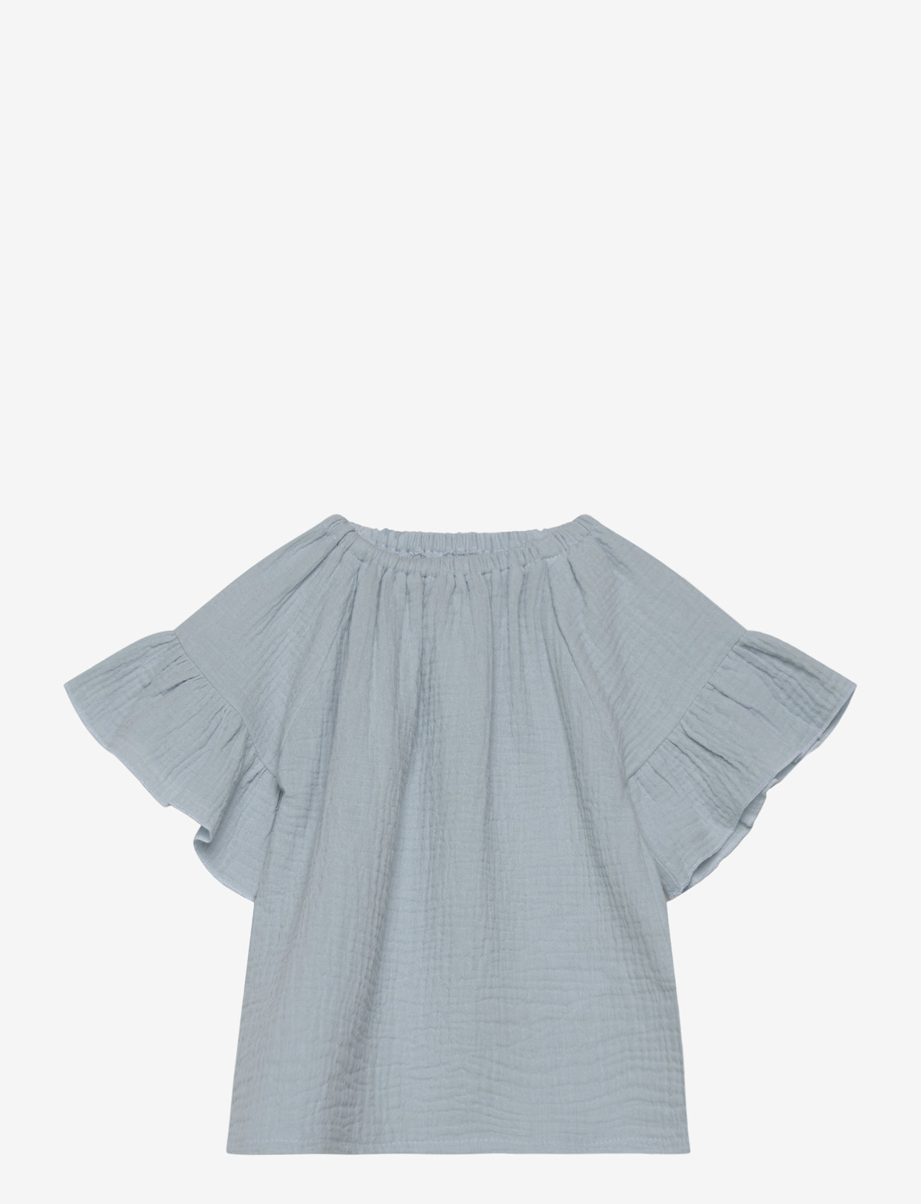 Huttelihut - Blouse SS Muslin - celestial blue - 0