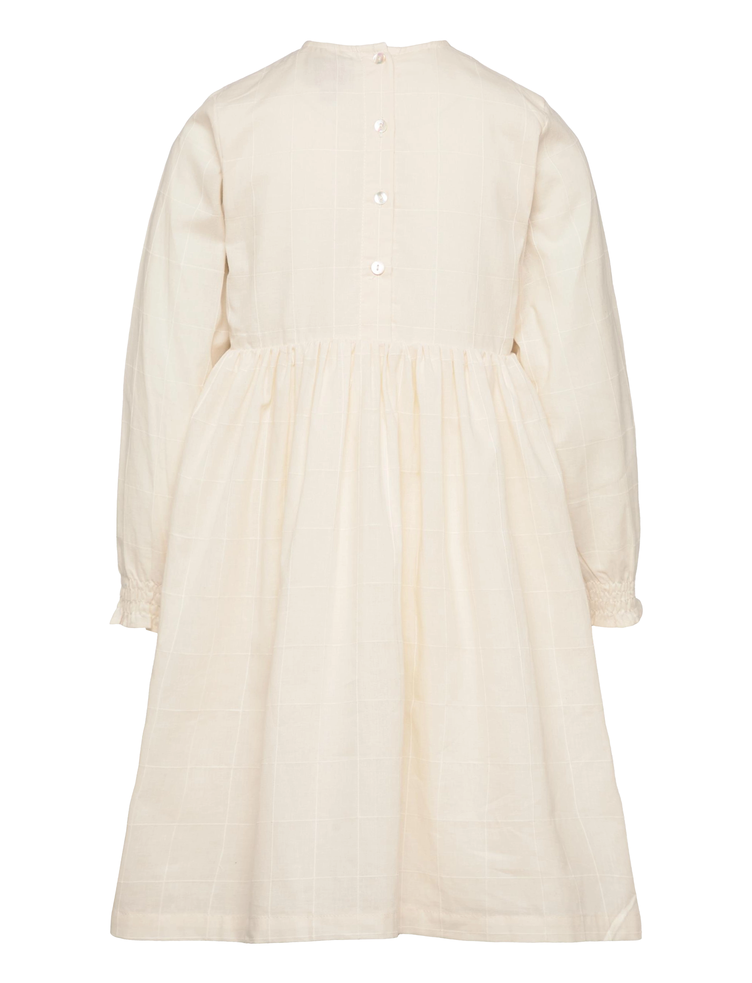Huttelihut - Dress LS Woven - eggnog - 1