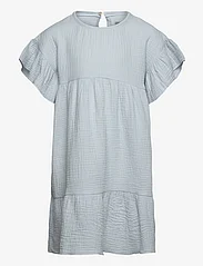 Huttelihut - Dress SS Muslin - short-sleeved casual dresses - celestial blue - 0