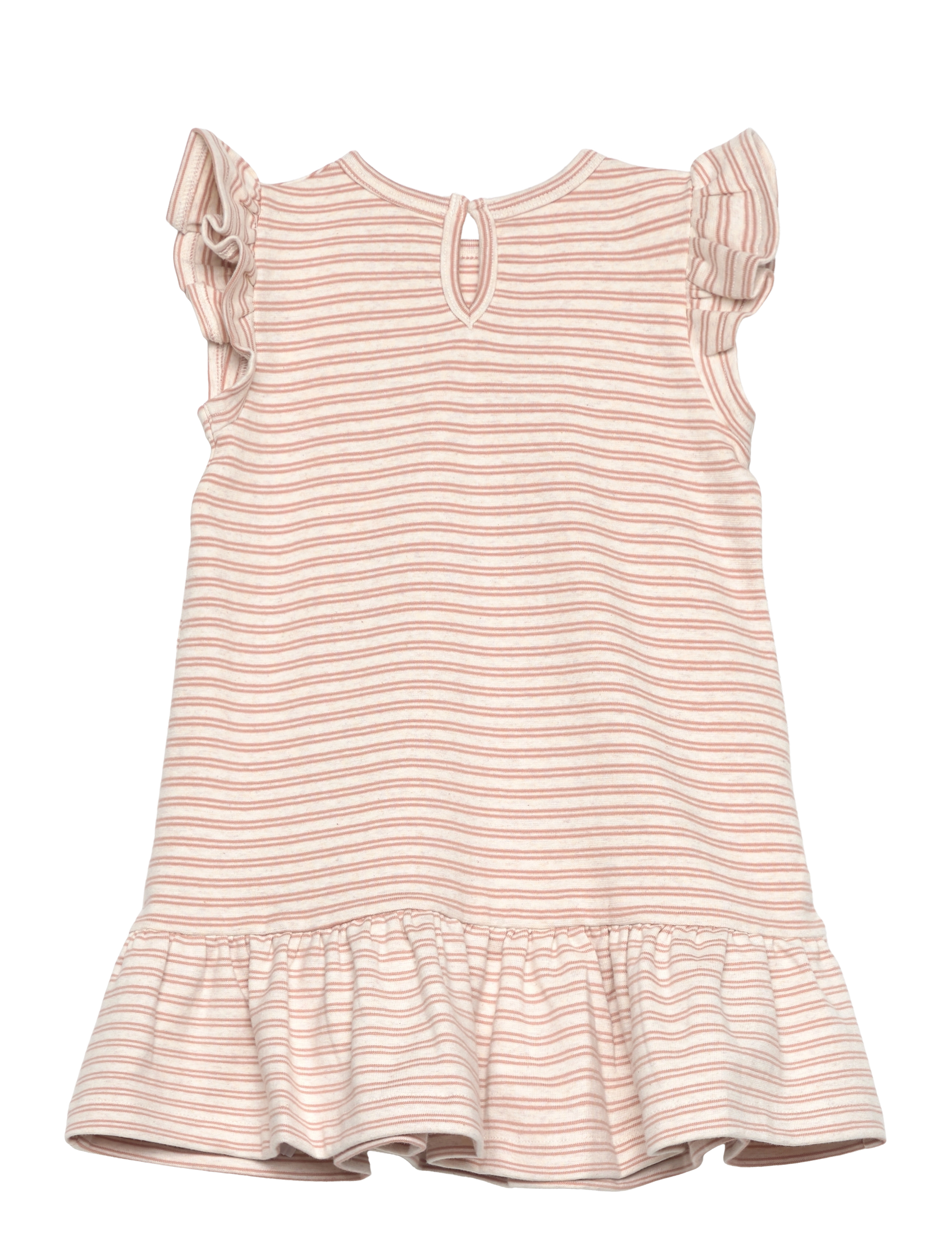 Huttelihut - Dress NS Striped Rib - mahogany rose - 1