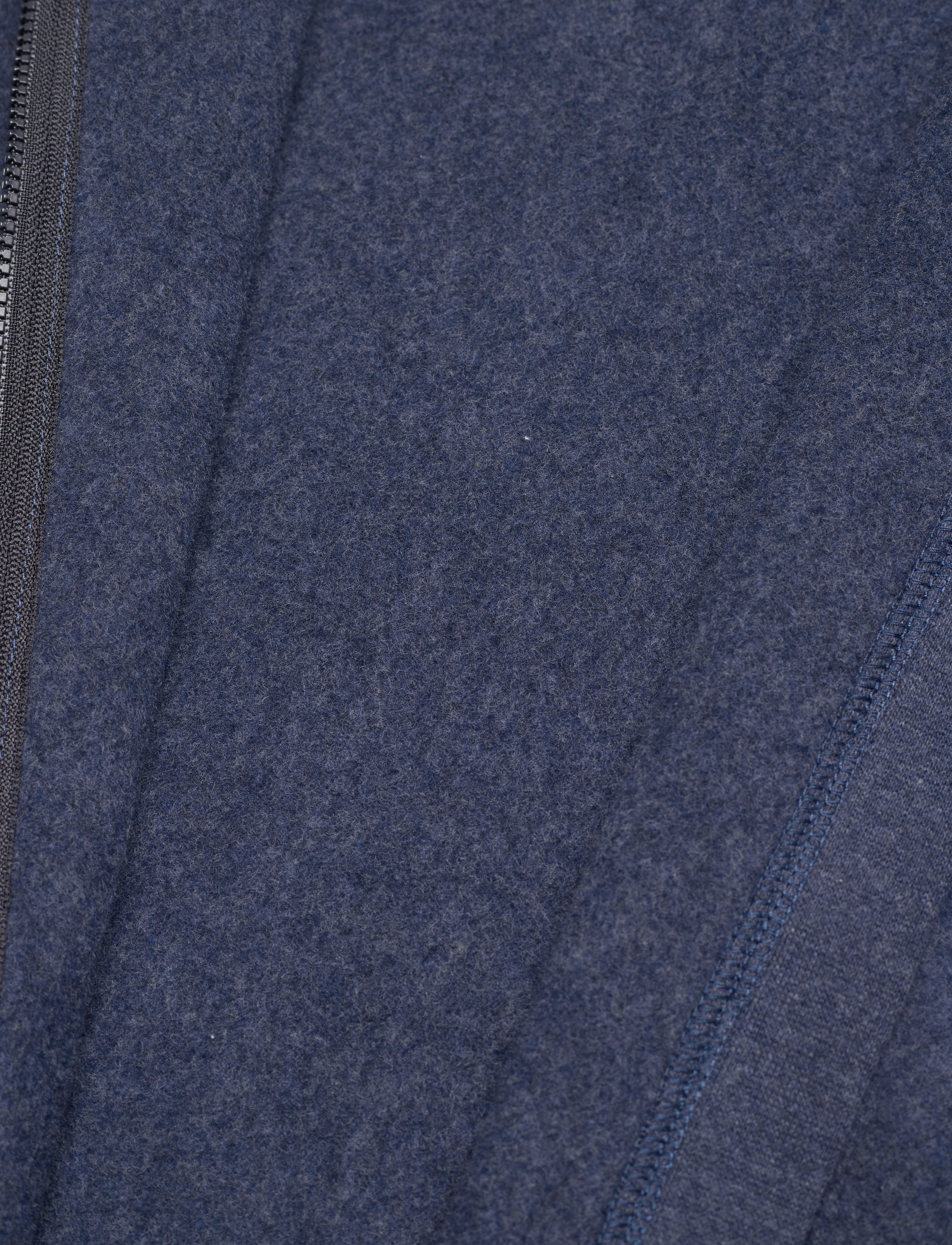 Huttelihut - Jacket Ears Cotton Fleece (S) - navy melange - 3