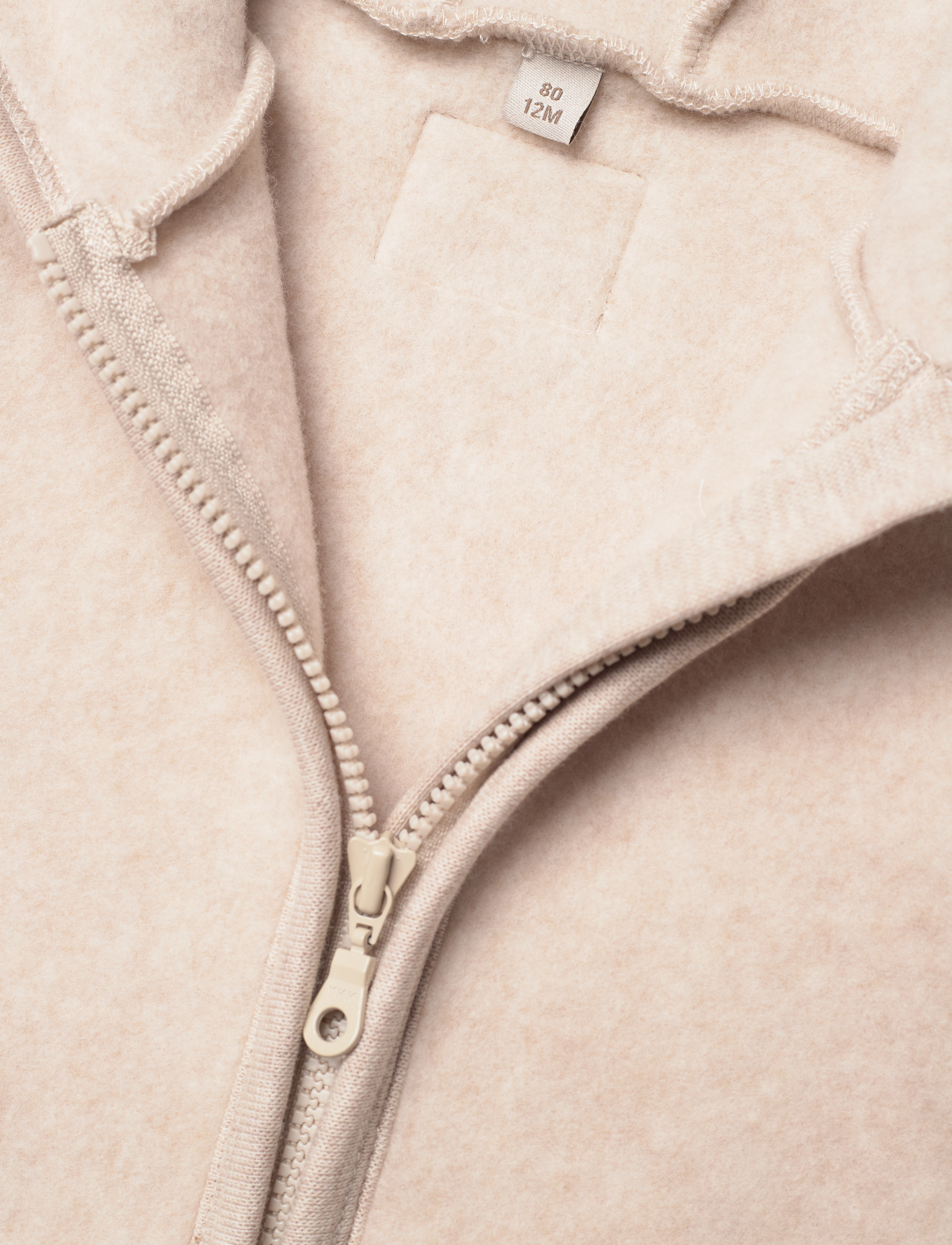 Huttelihut - Jacket Cotton Fleece (M) - camel melange - 2