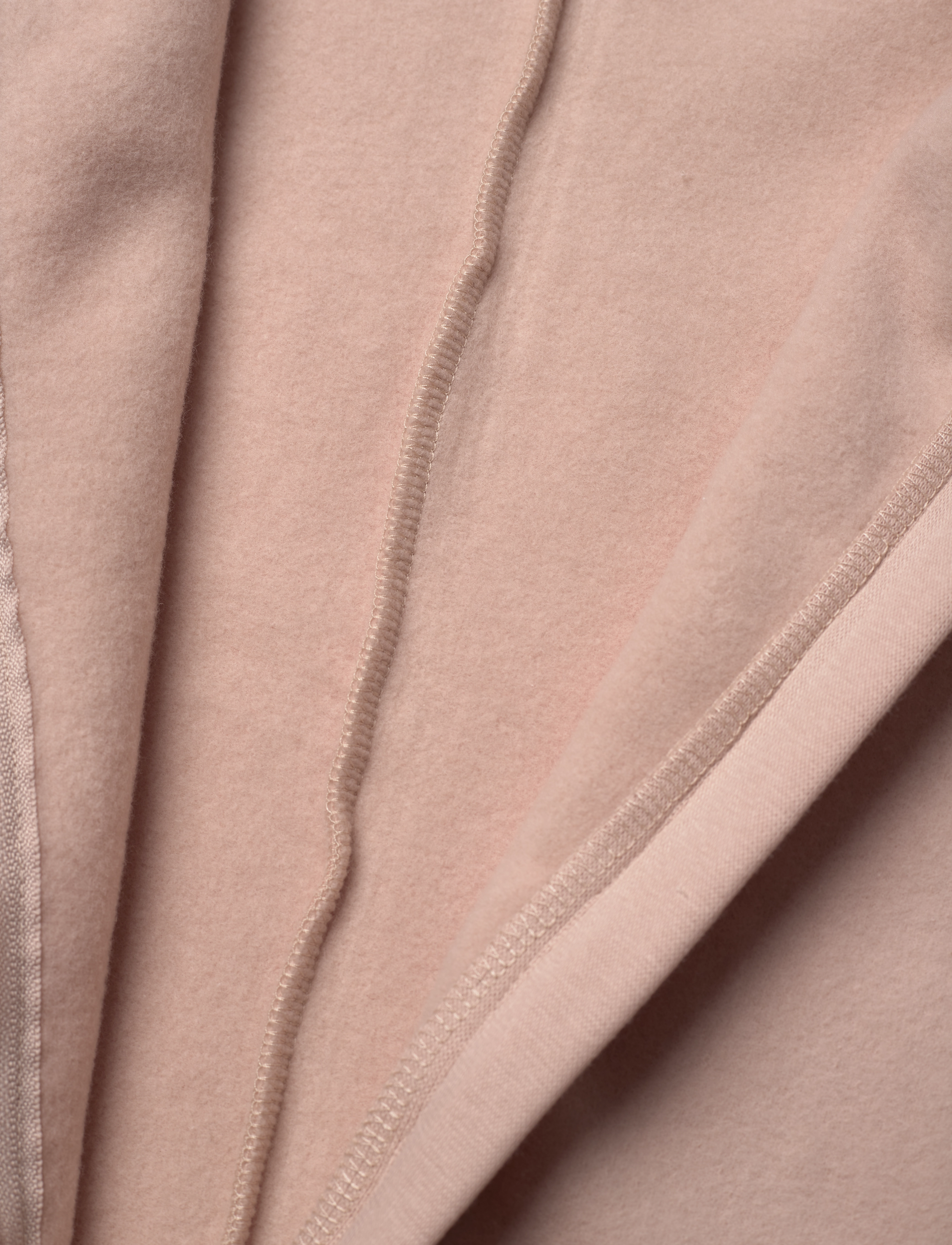 Huttelihut - Pram Suit Ears Cot. Fleece (M) - almond peach - 3