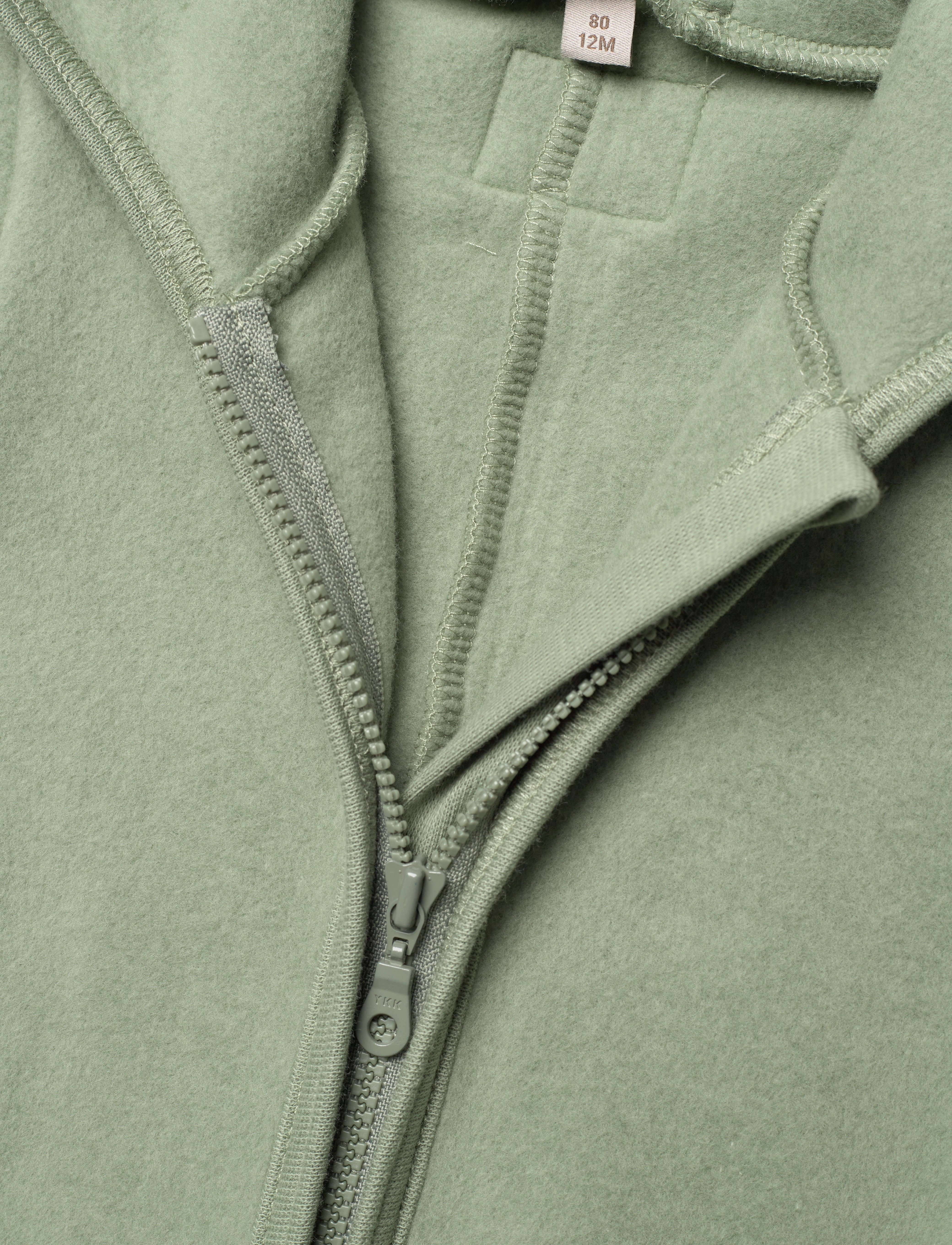 Huttelihut - Pram Suit Cotton Fleece (M) - sea spray - 2