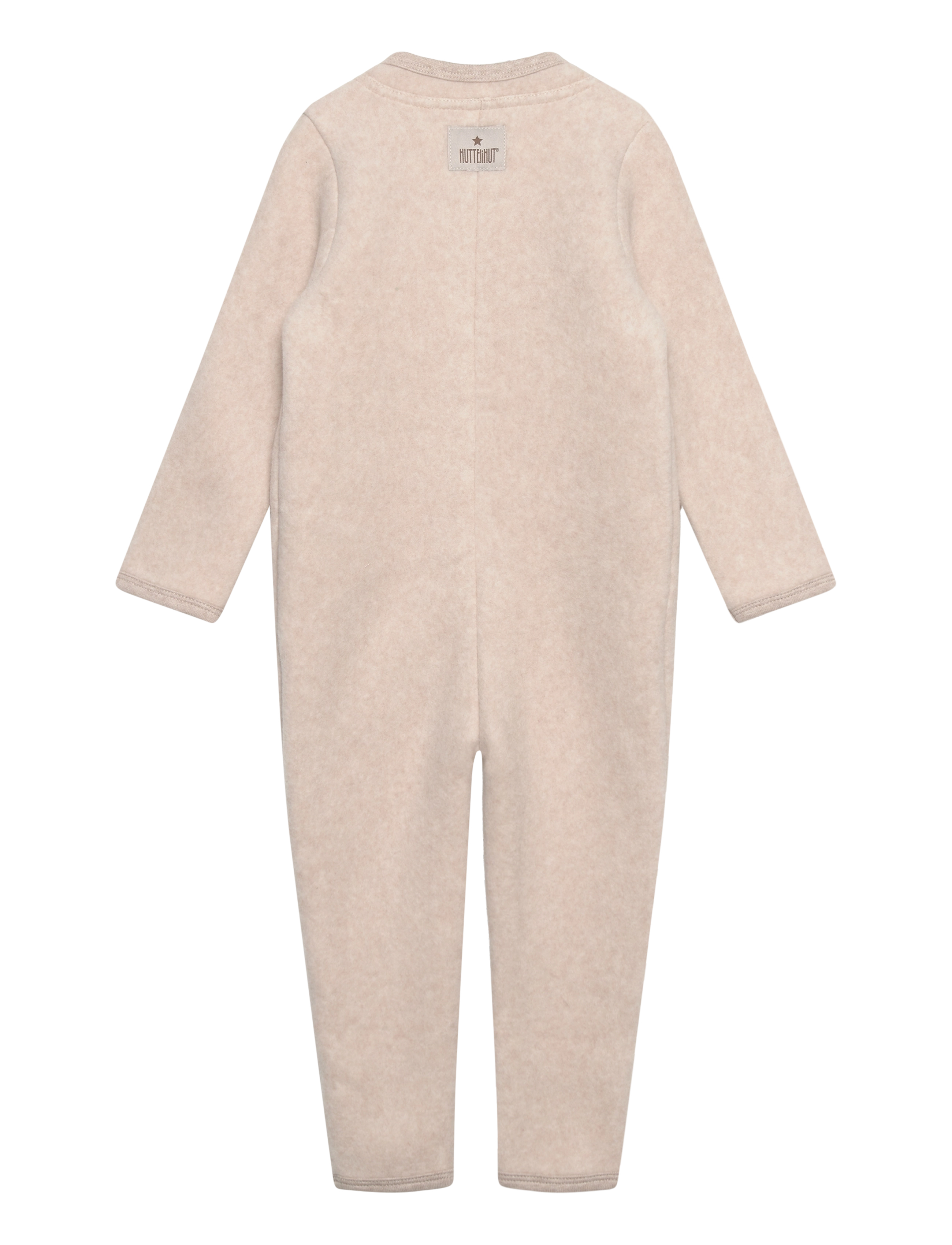 Huttelihut - Pram Suit Cotton Fleece  (M) - camel melange - 1