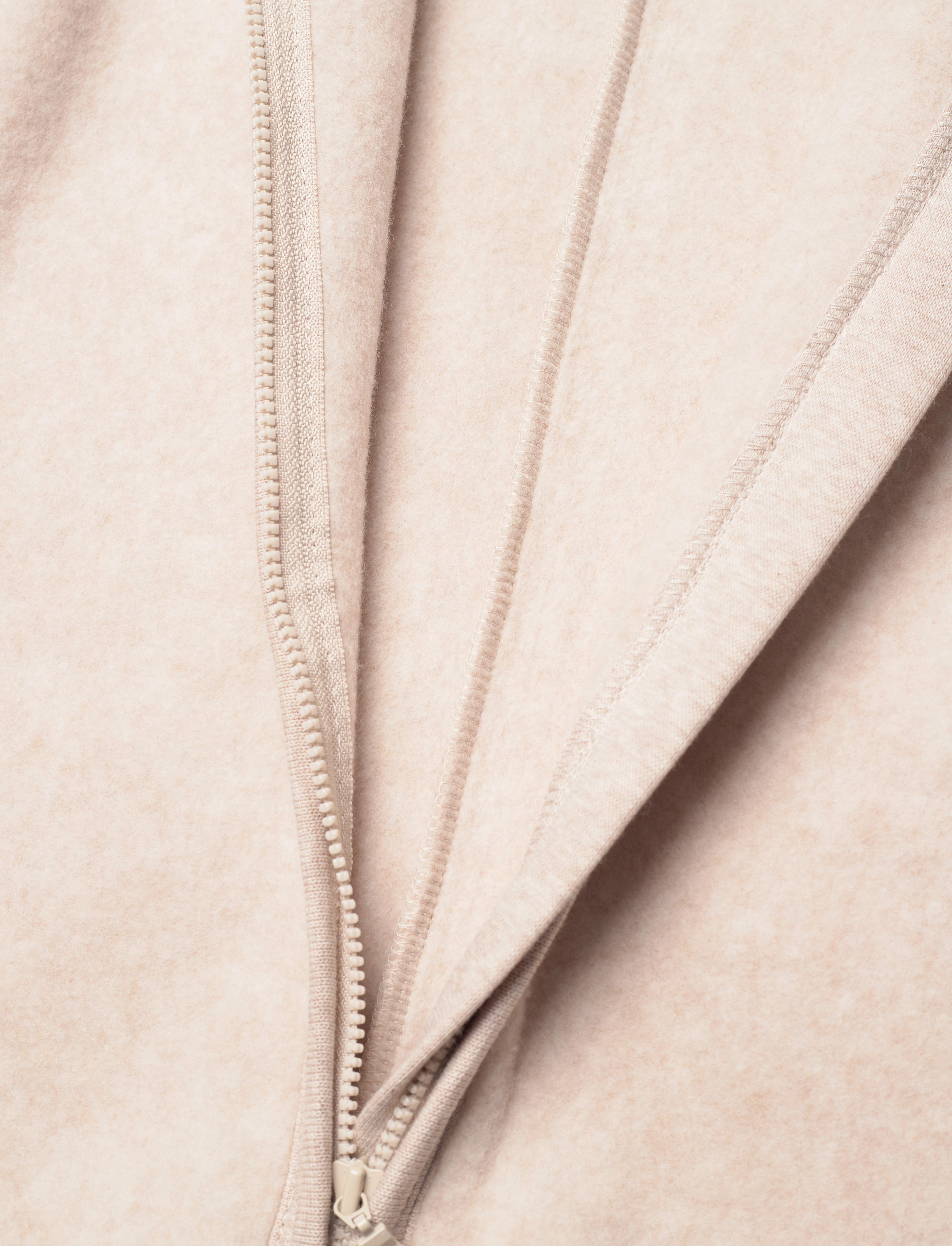 Huttelihut - Pram Suit Cotton Fleece  (M) - camel melange - 3