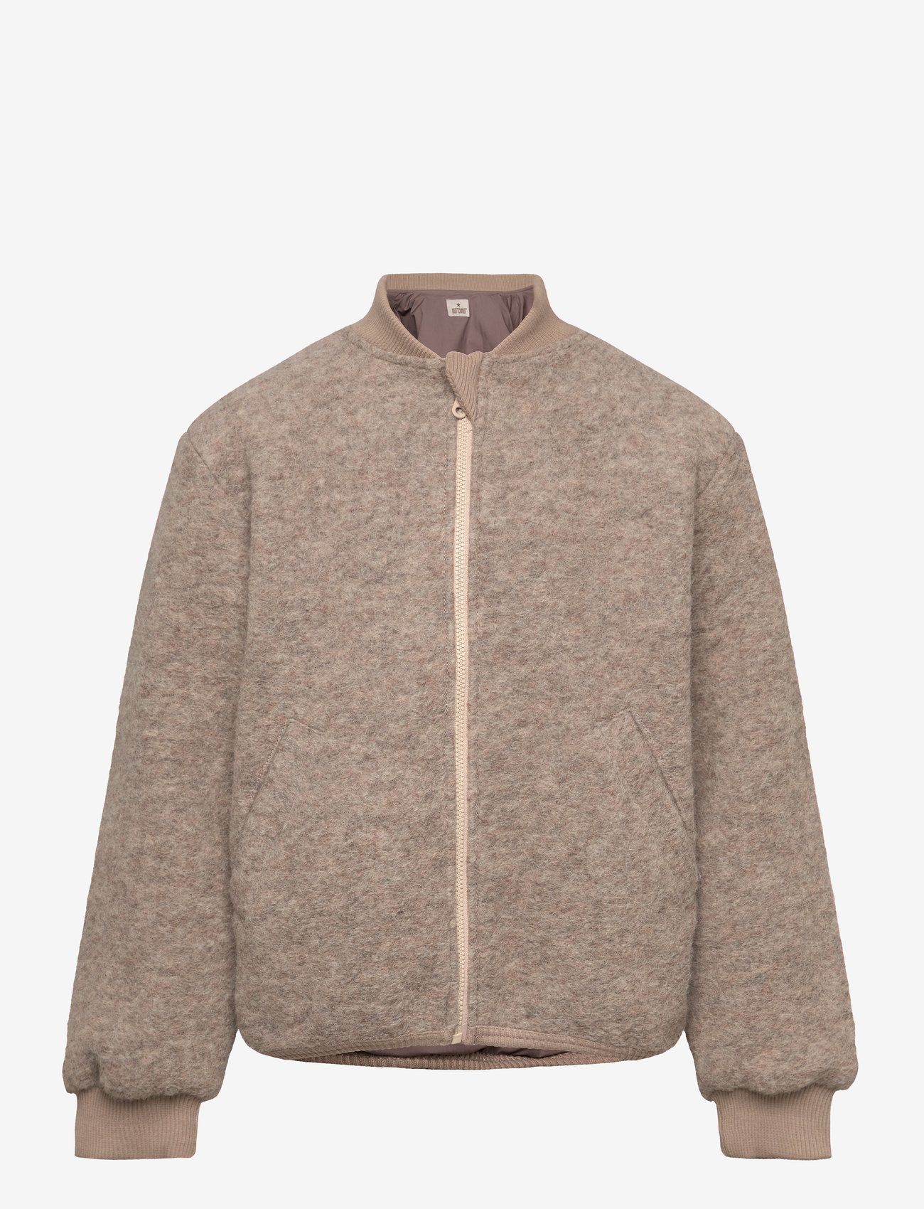 Huttelihut - Bomber Jacket Wool w. Lining - camel melange - 0