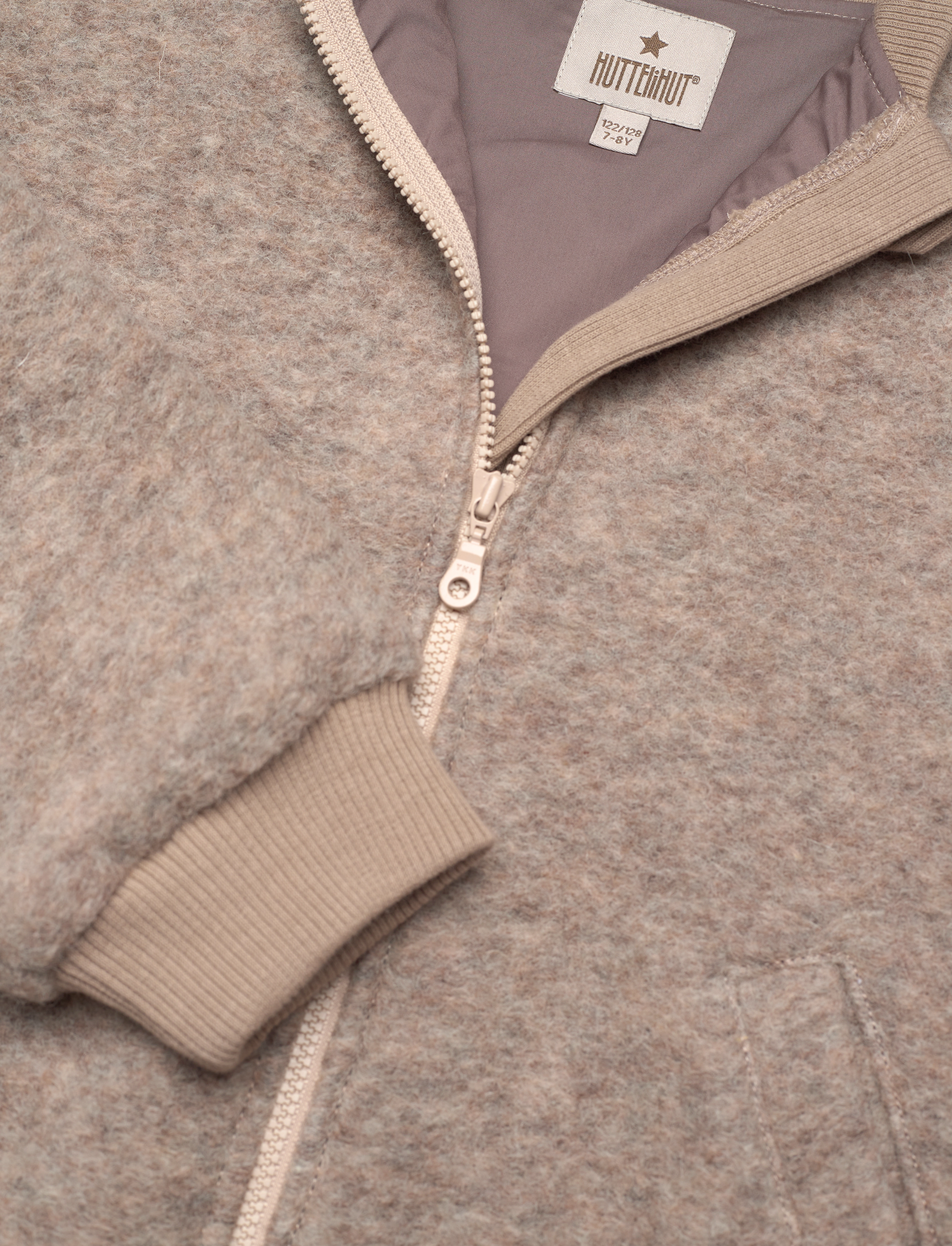 Huttelihut - Bomber Jacket Wool w. Lining - camel melange - 2