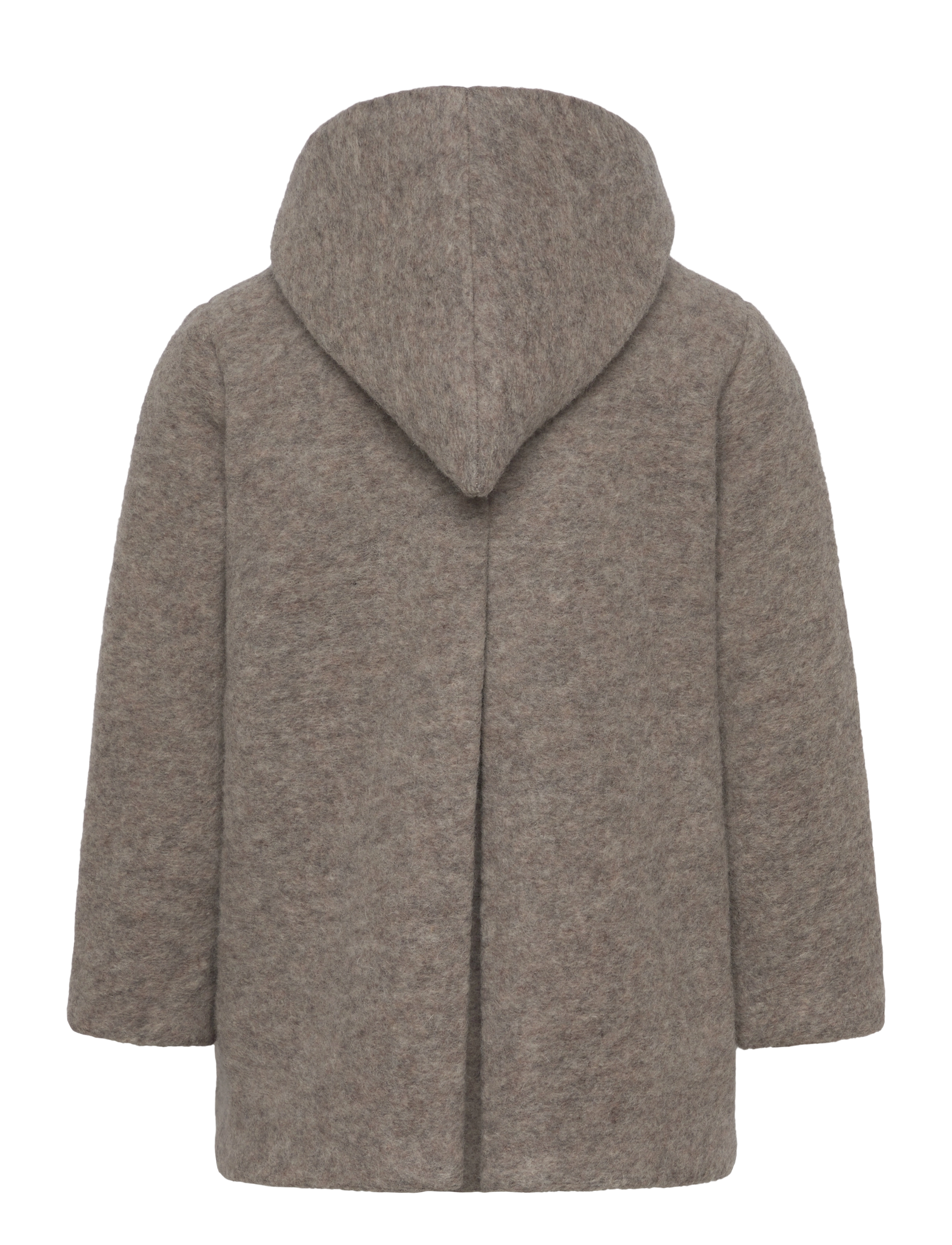 Huttelihut - Coat Hood Wool w. Lining - camel melange - 1