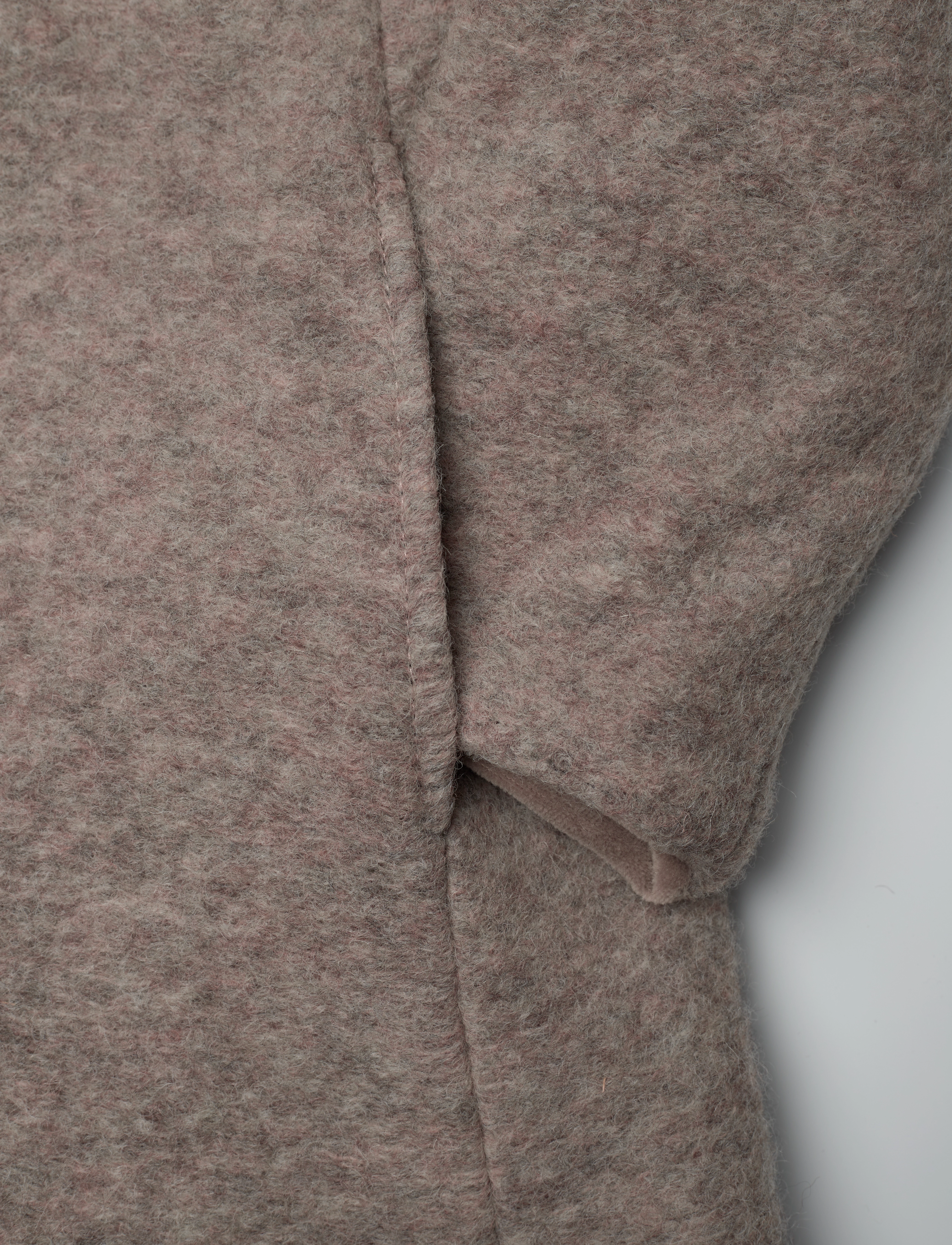 Huttelihut - Coat Hood Wool w. Lining - camel melange - 3