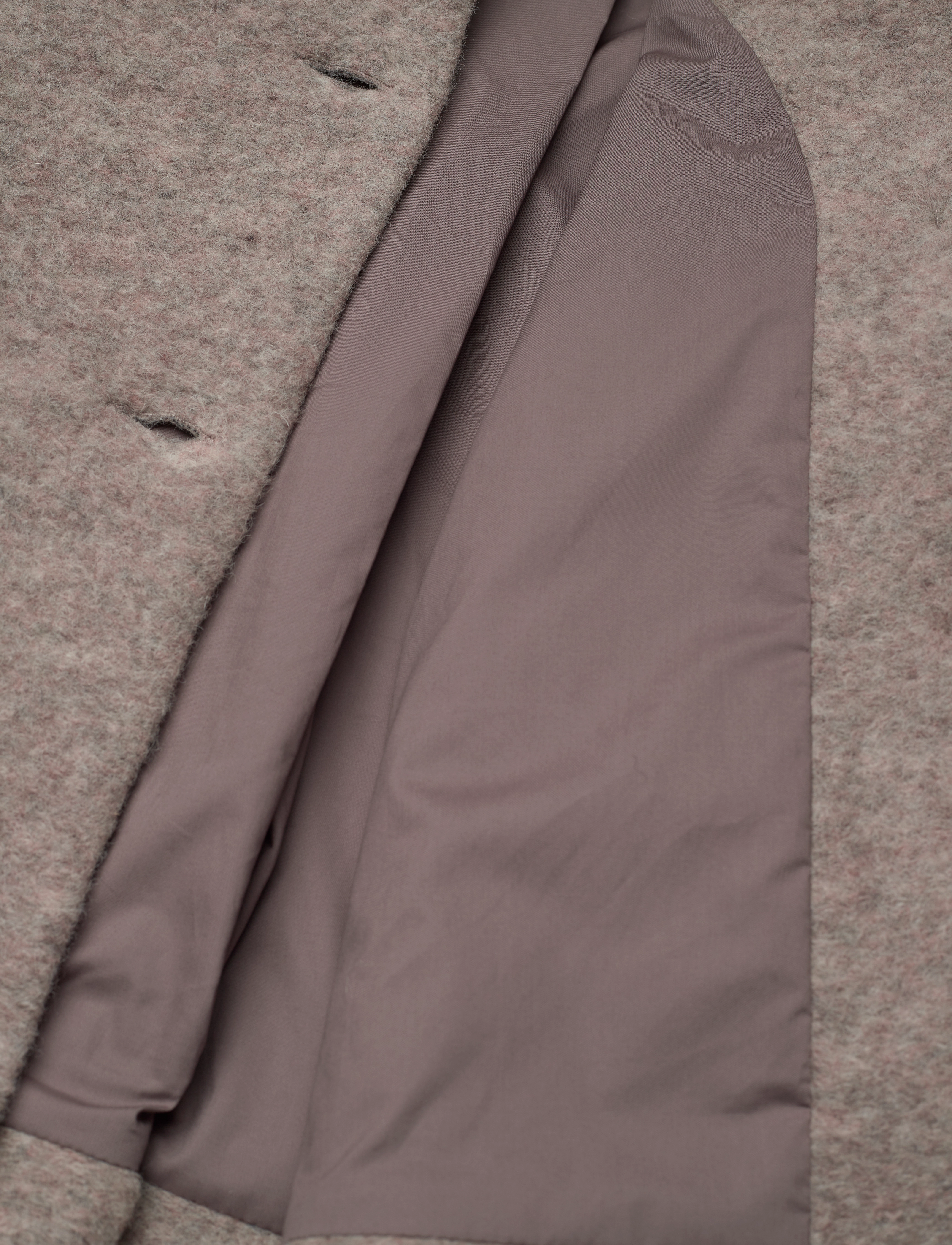 Huttelihut - Coat Hood Wool w. Lining - camel melange - 4