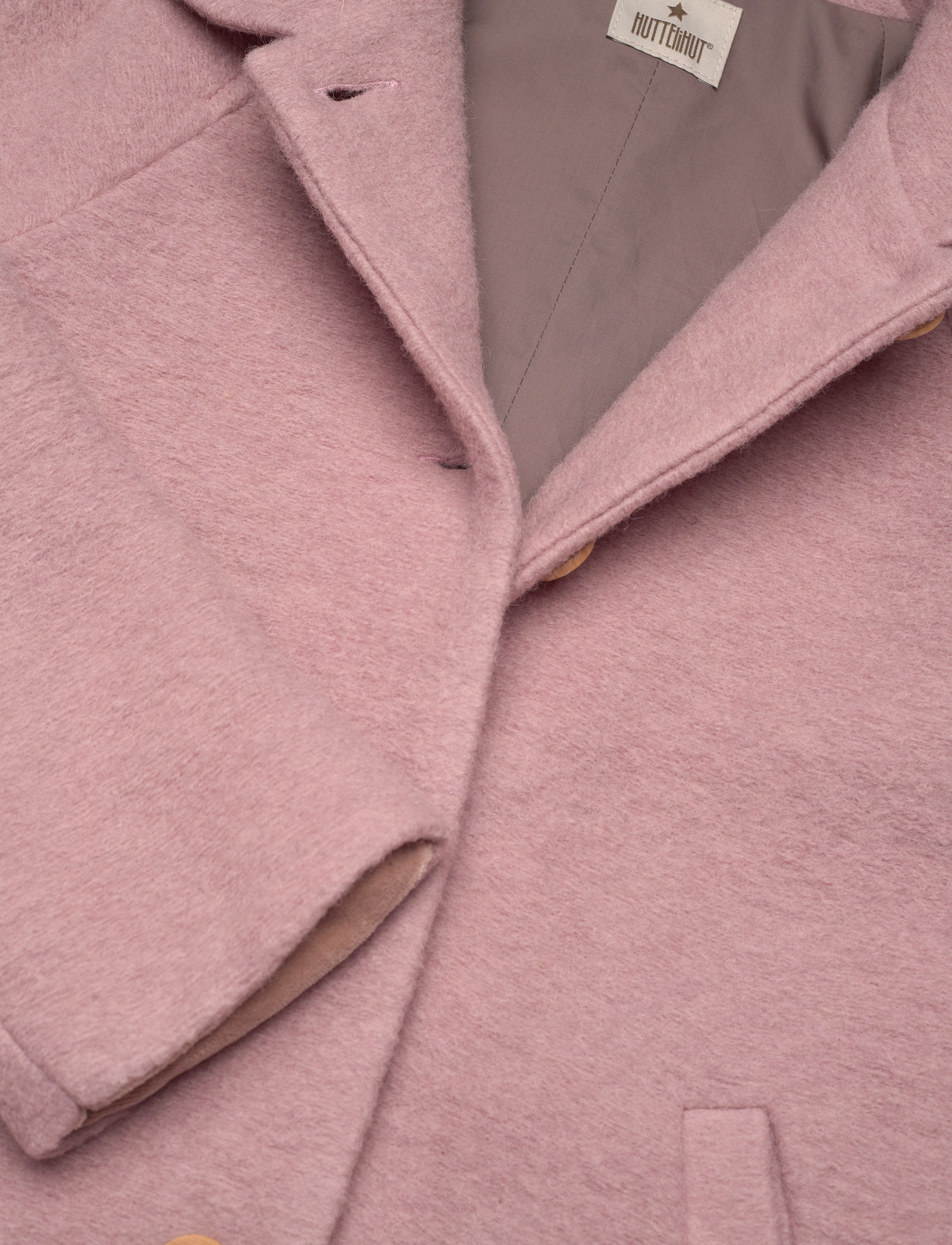 Huttelihut - Coat Wool w. Lining - fawn - 2