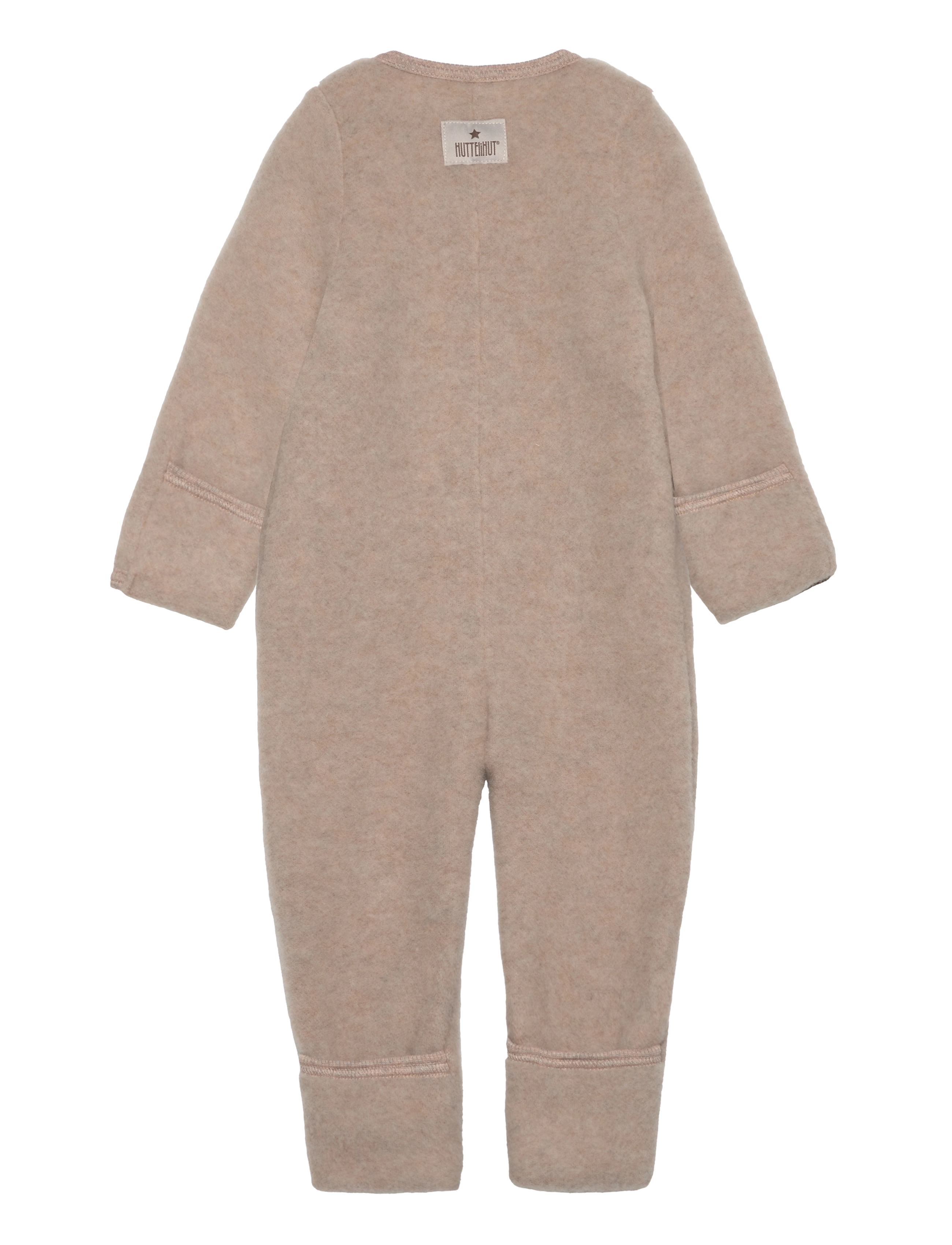 Huttelihut - Pram Suit Wool Fleece (S) - camel melange - 1