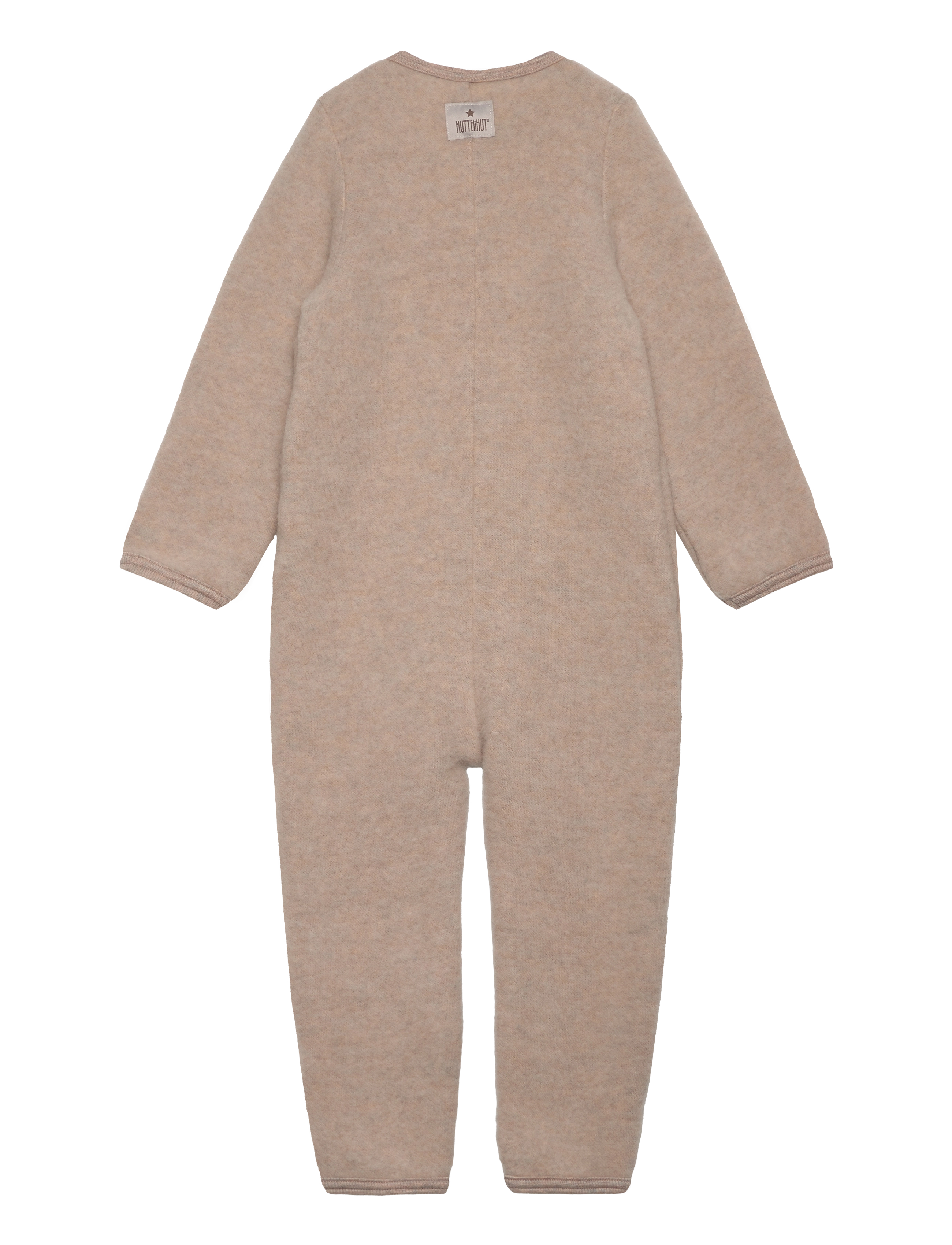 Huttelihut - Pram Suit Wool Fleece (M) - camel melange - 1