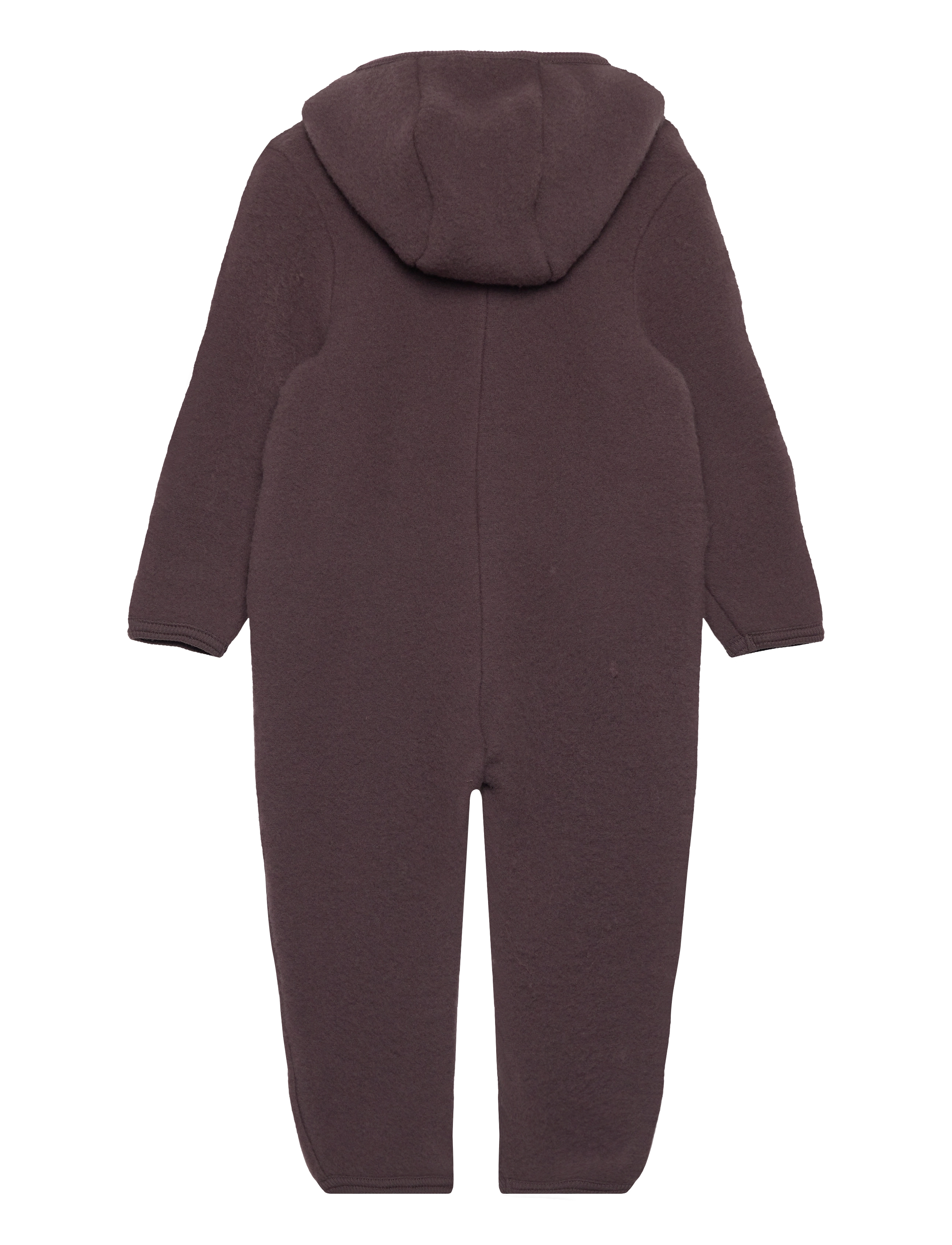 Huttelihut - Pram Suit Wool Fleece (M) - raisin - 1