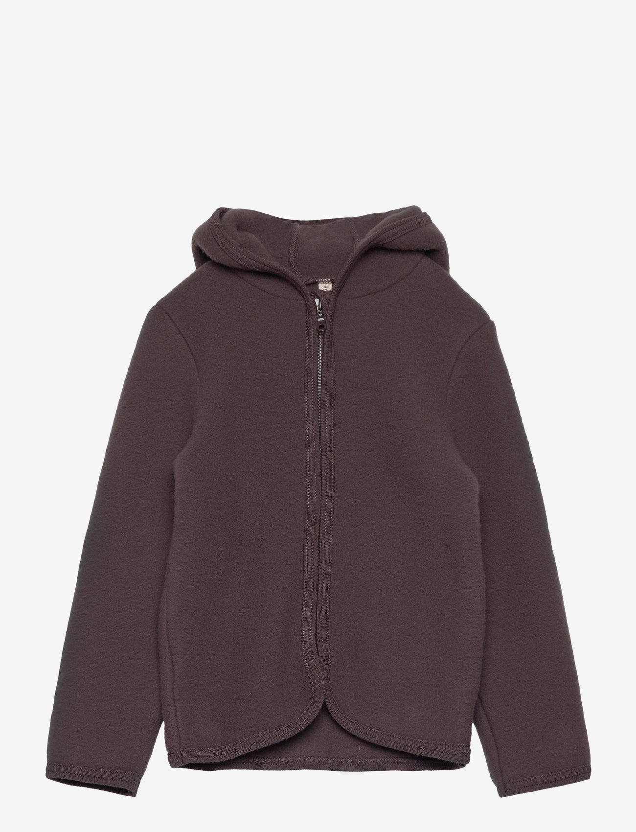 Huttelihut - Jacket Ears Wool Fleece (M) - raisin - 0