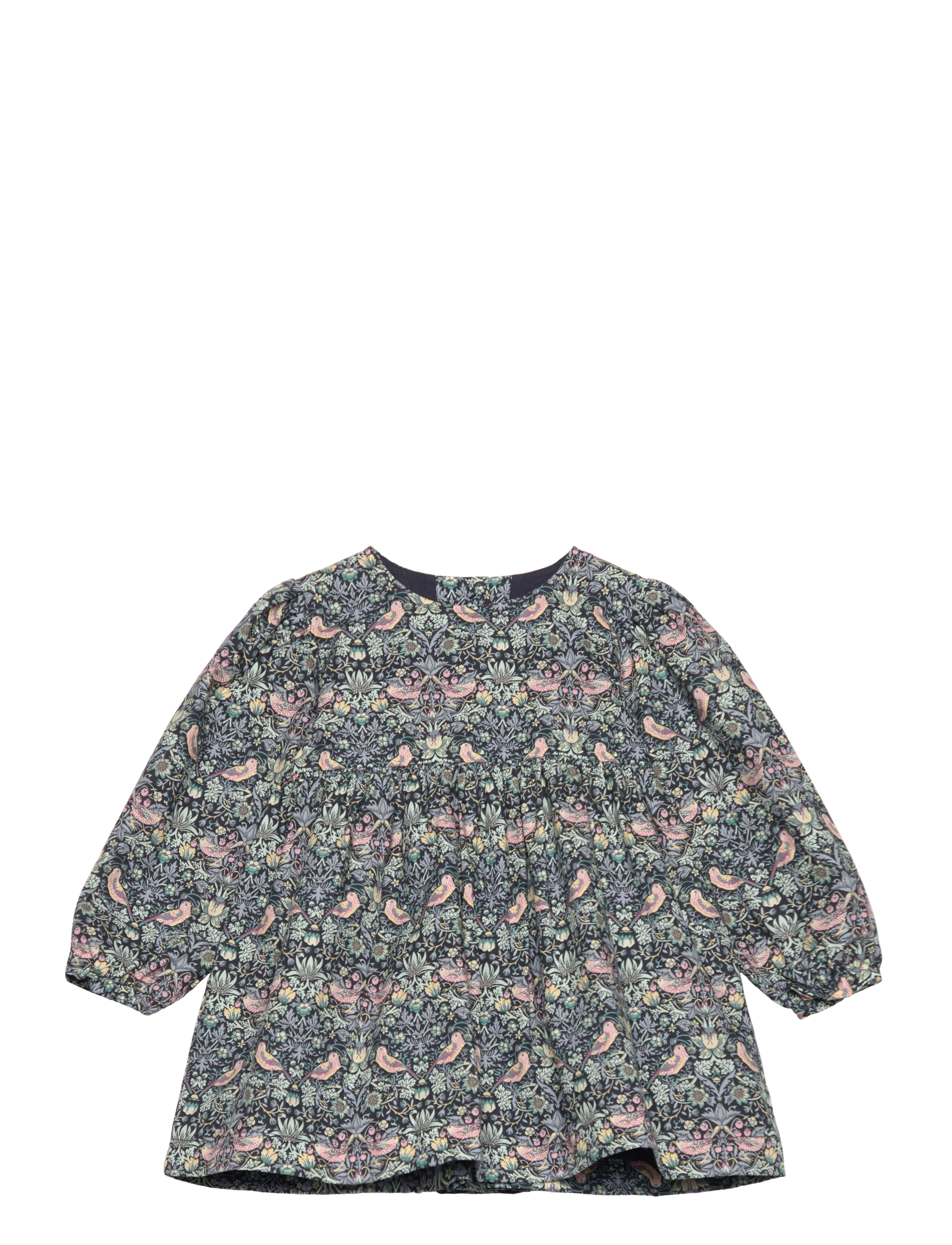 Dress in Liberty Fabric - DARK NAVY