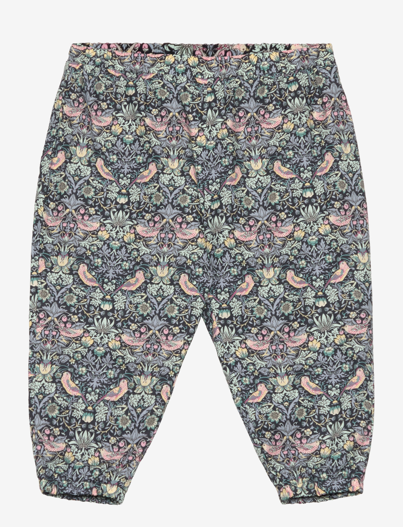 Huttelihut - Pants in Liberty Fabric w. Lin - sweatpants - dark navy - 0