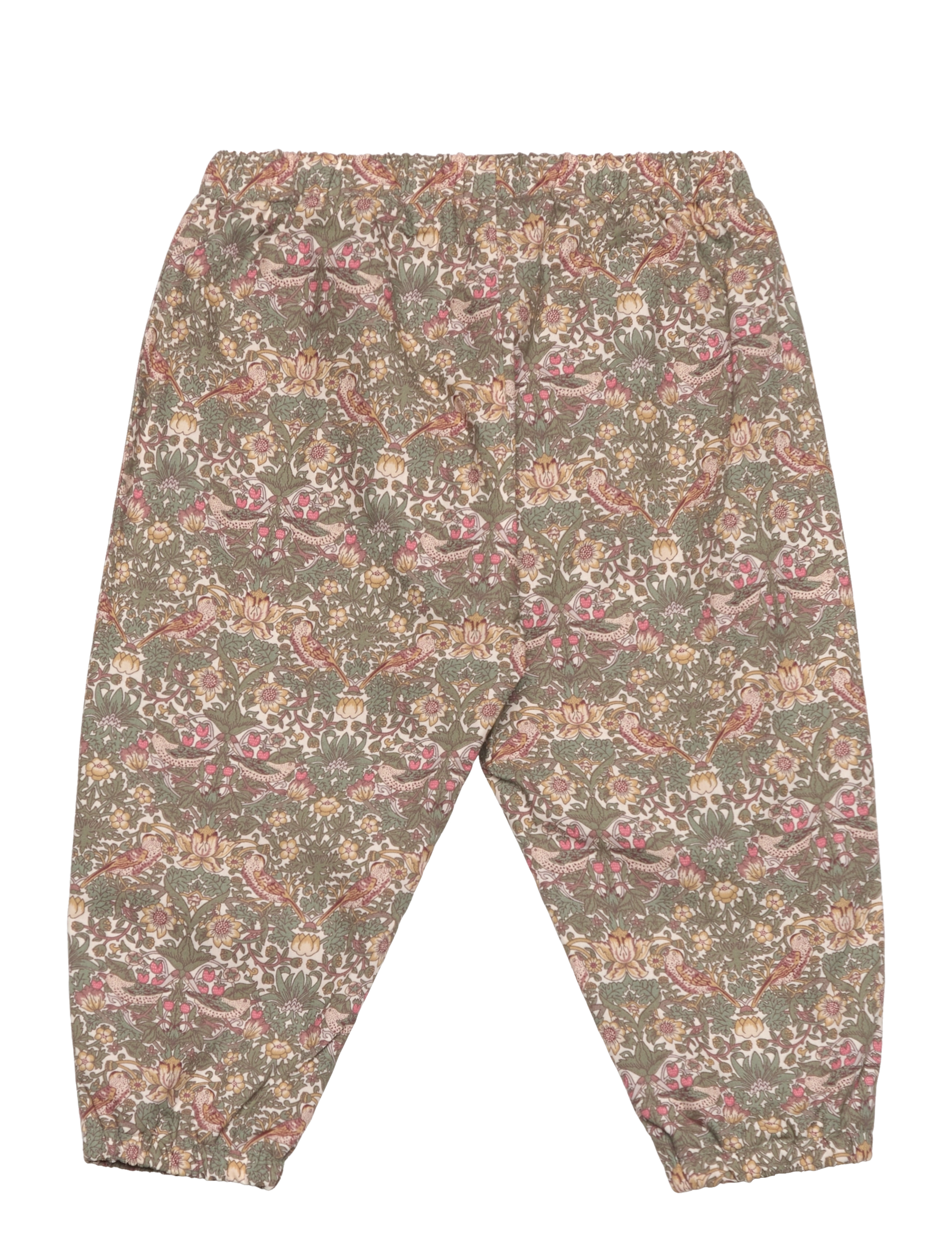 Huttelihut - Pants in Liberty Fabric w. Lin - dressipüksid - deep lichen green - 1