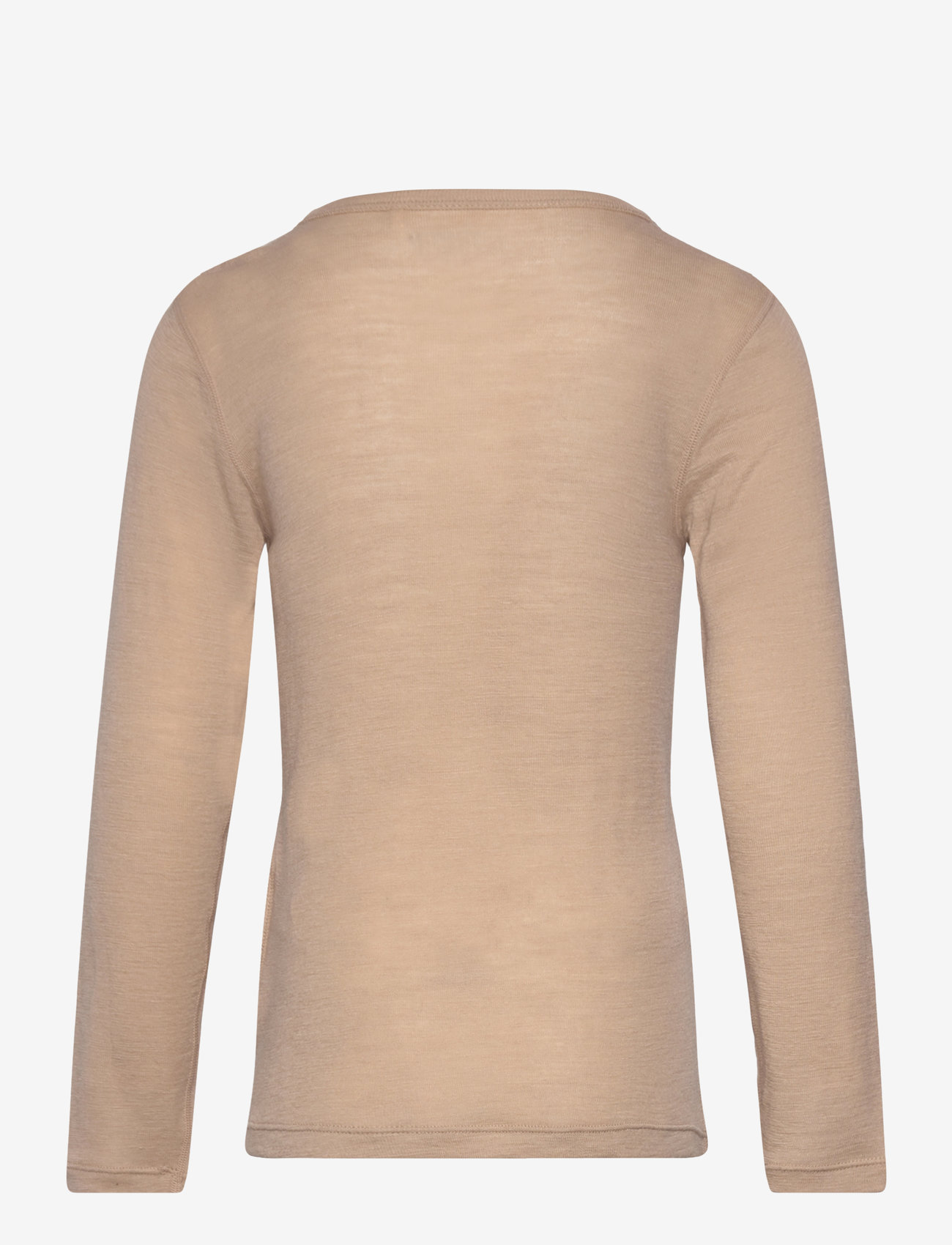 Huttelihut - T-Shirt LS Wool - light taupe - 1